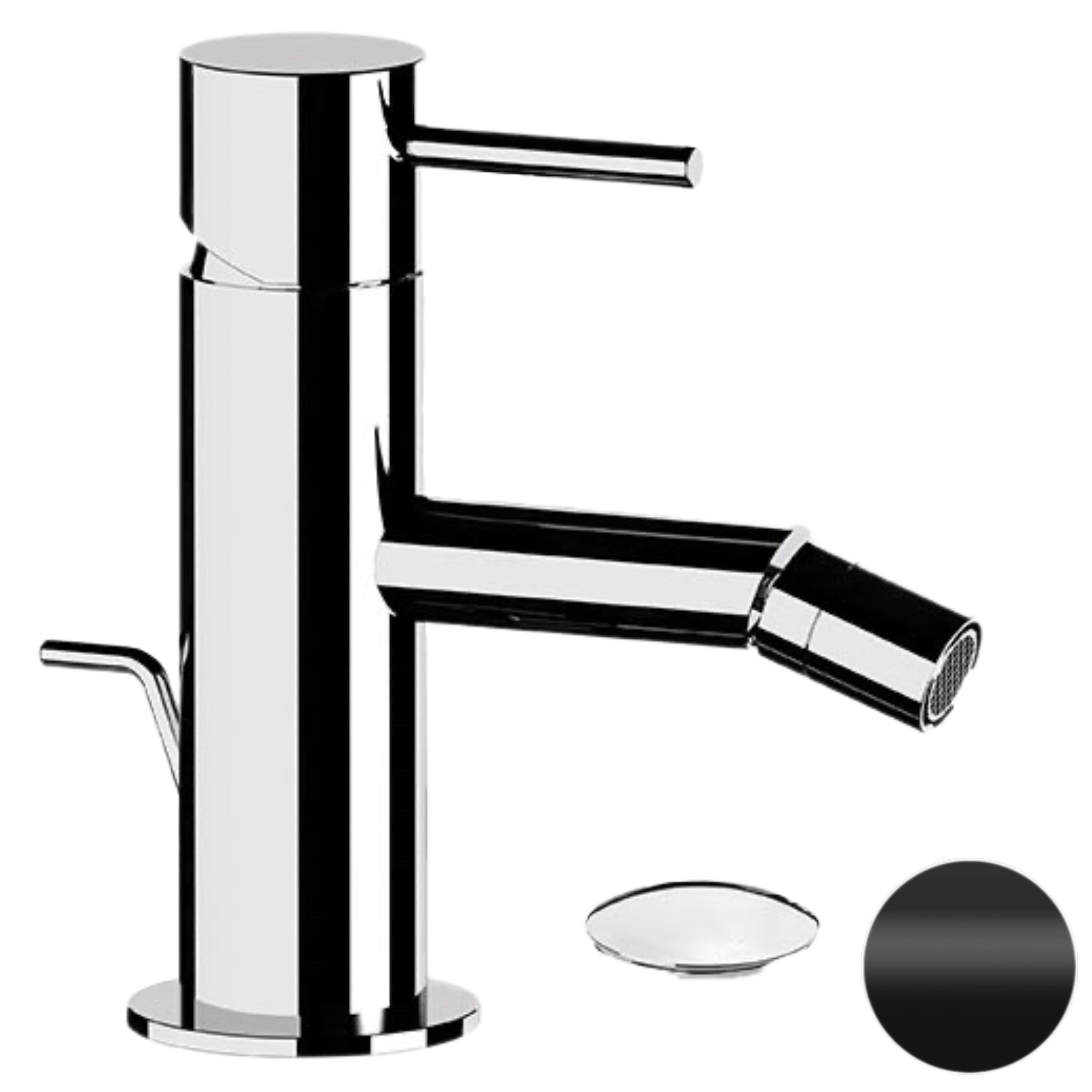 Смеситель для биде Remer X Style X20LNO, черный матовый