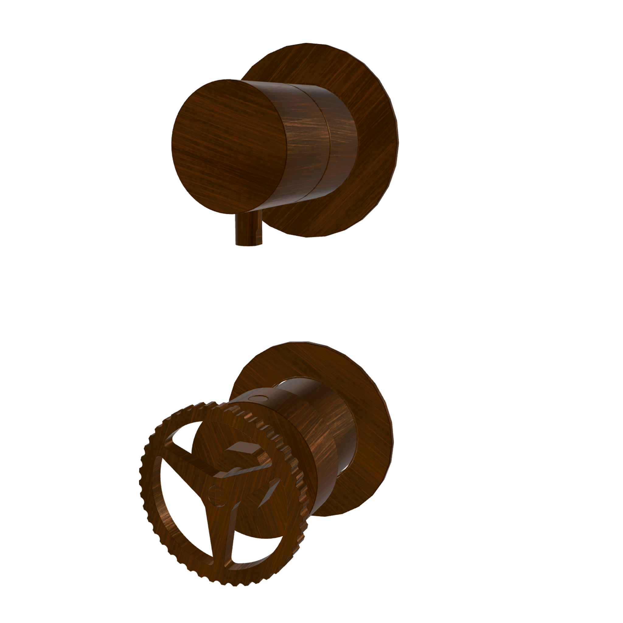 Смеситель для душа Remer Chrono CH93PWBBR, бронза масляная