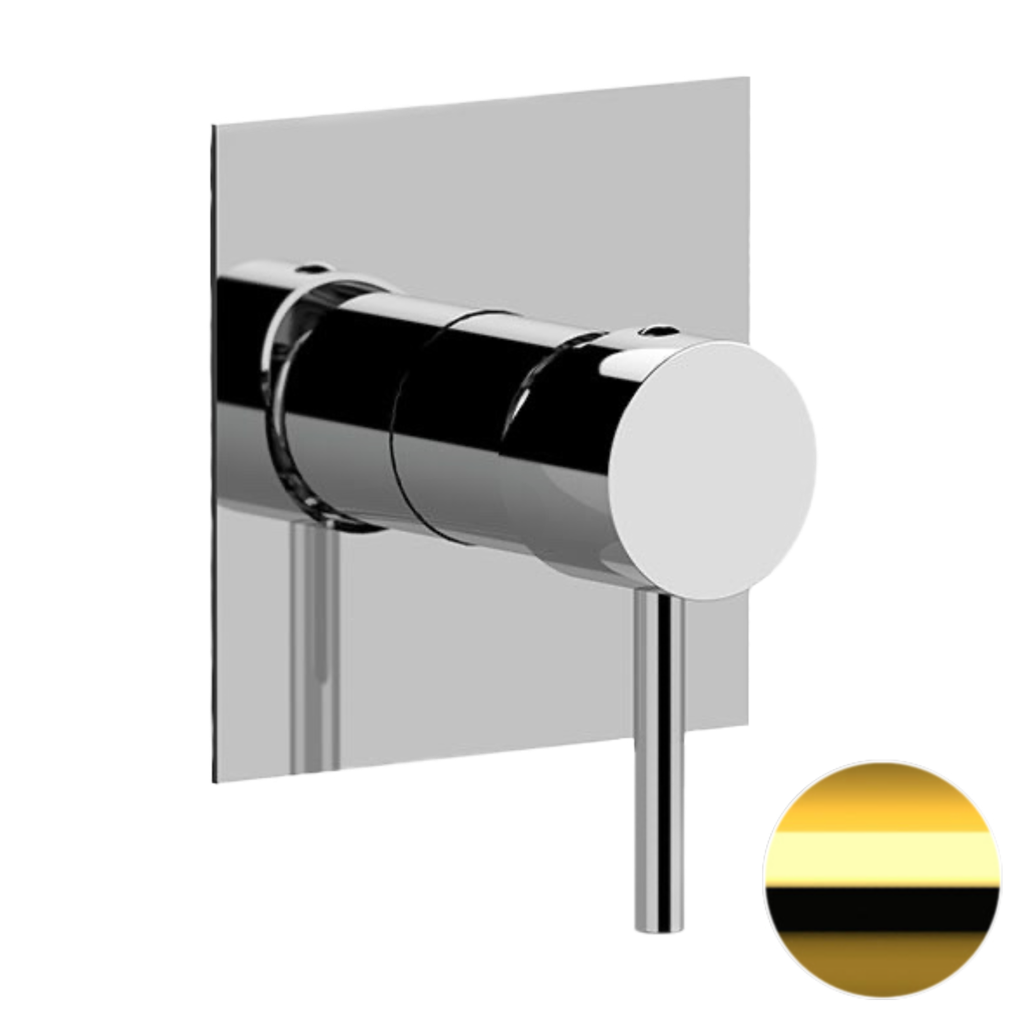 Смеситель для душа Remer X Style X30QDO, золото глянцевое