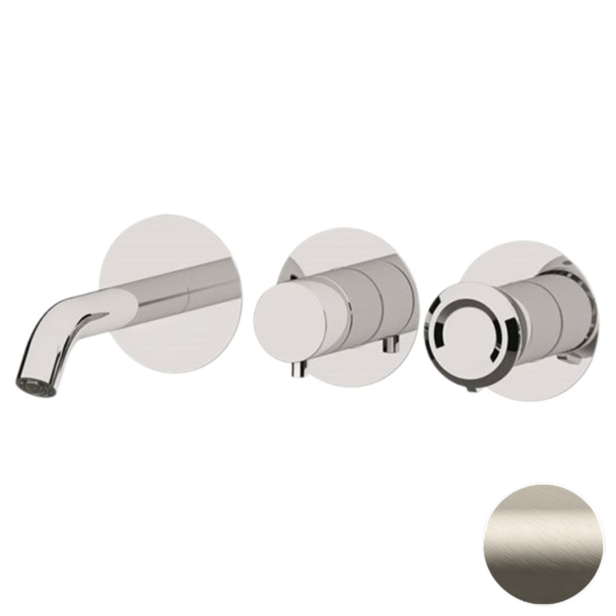 Смеситель для ванны Remer Element ET54D3PXV, сталь