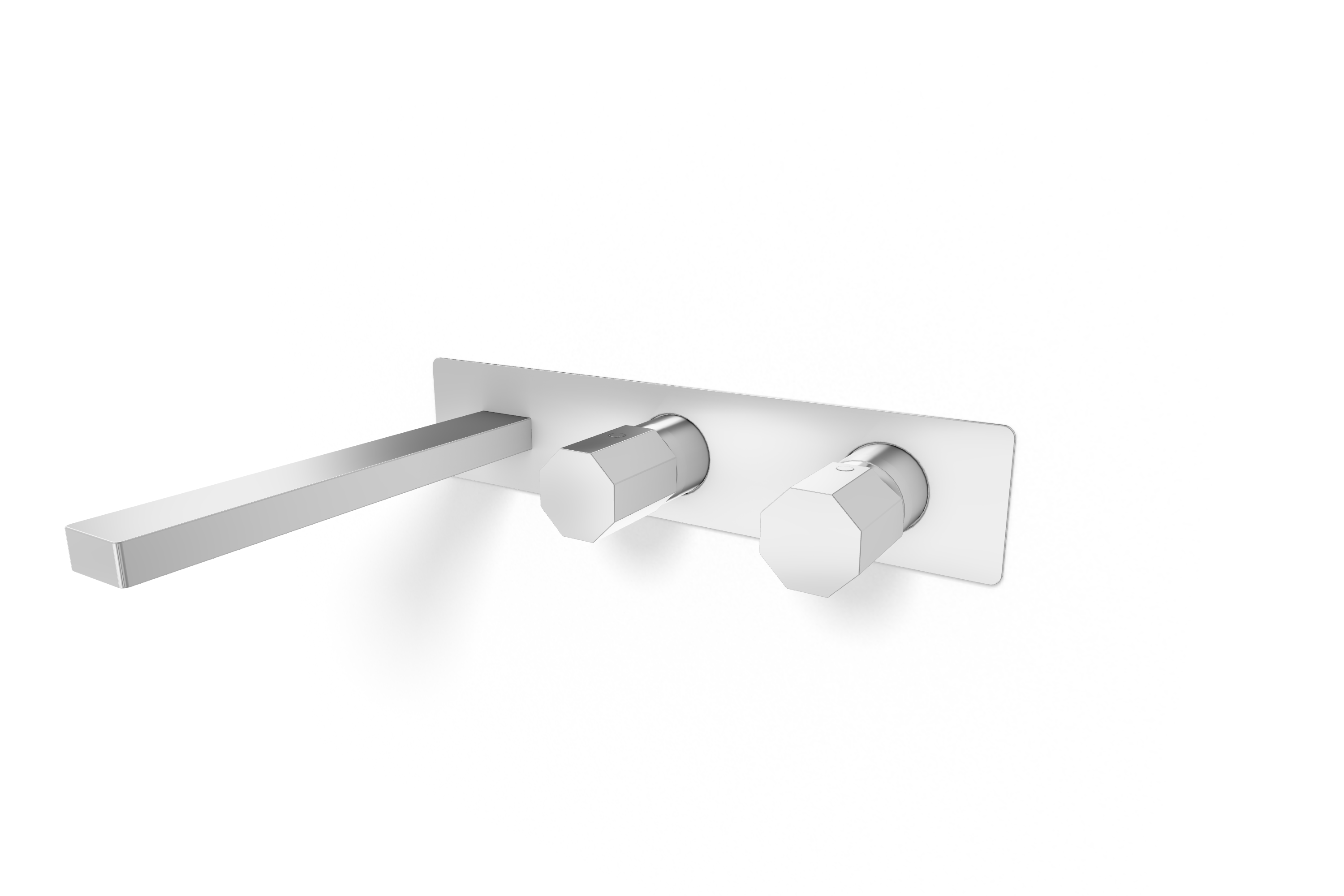 Смеситель для ванны Remer Ottagono ON54D3WB, хром