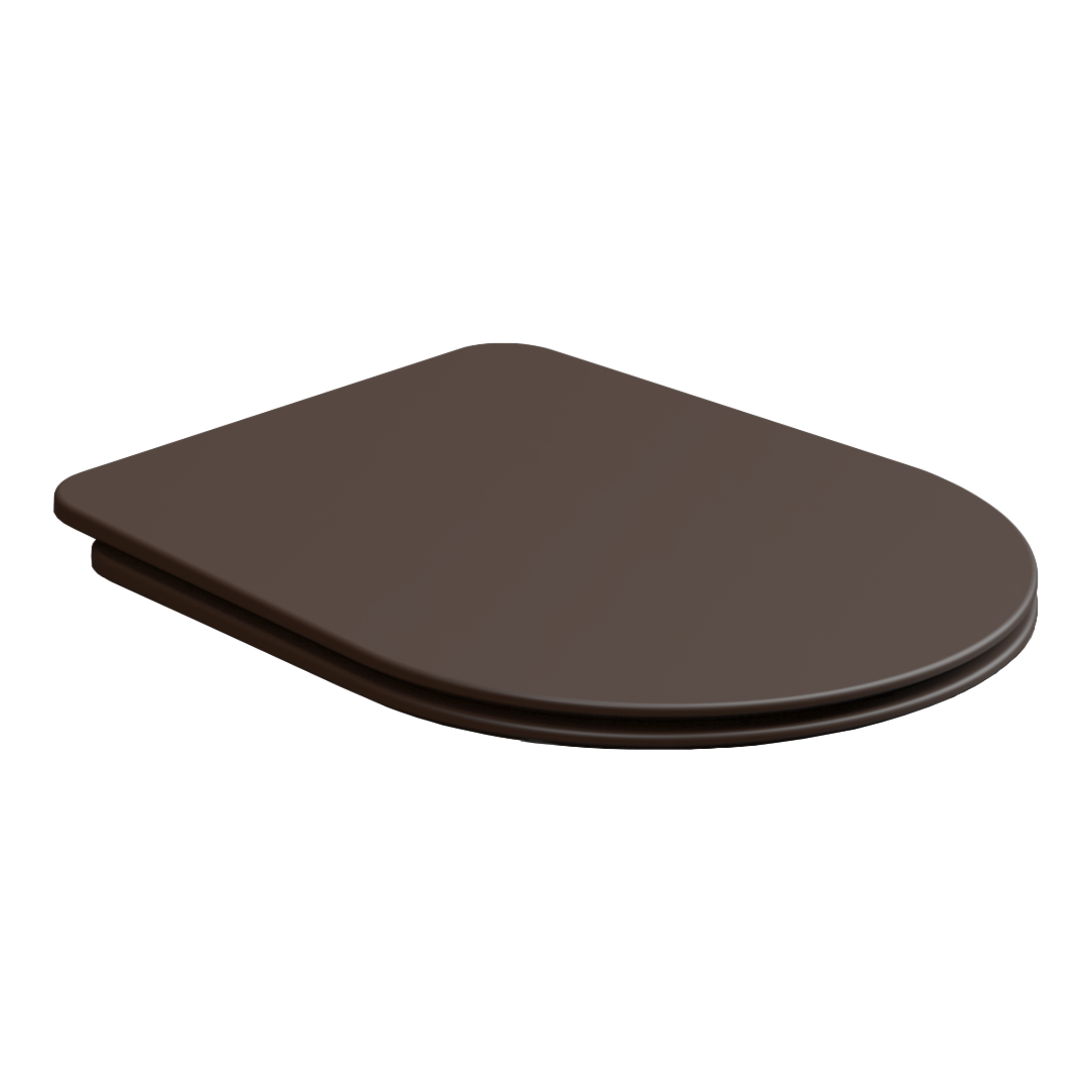 Крышка с сиденьем для подвесного унитаза с микролифтом GSG Ceramic Design Hit! HICOPRSLTICR035, Cacao Matt