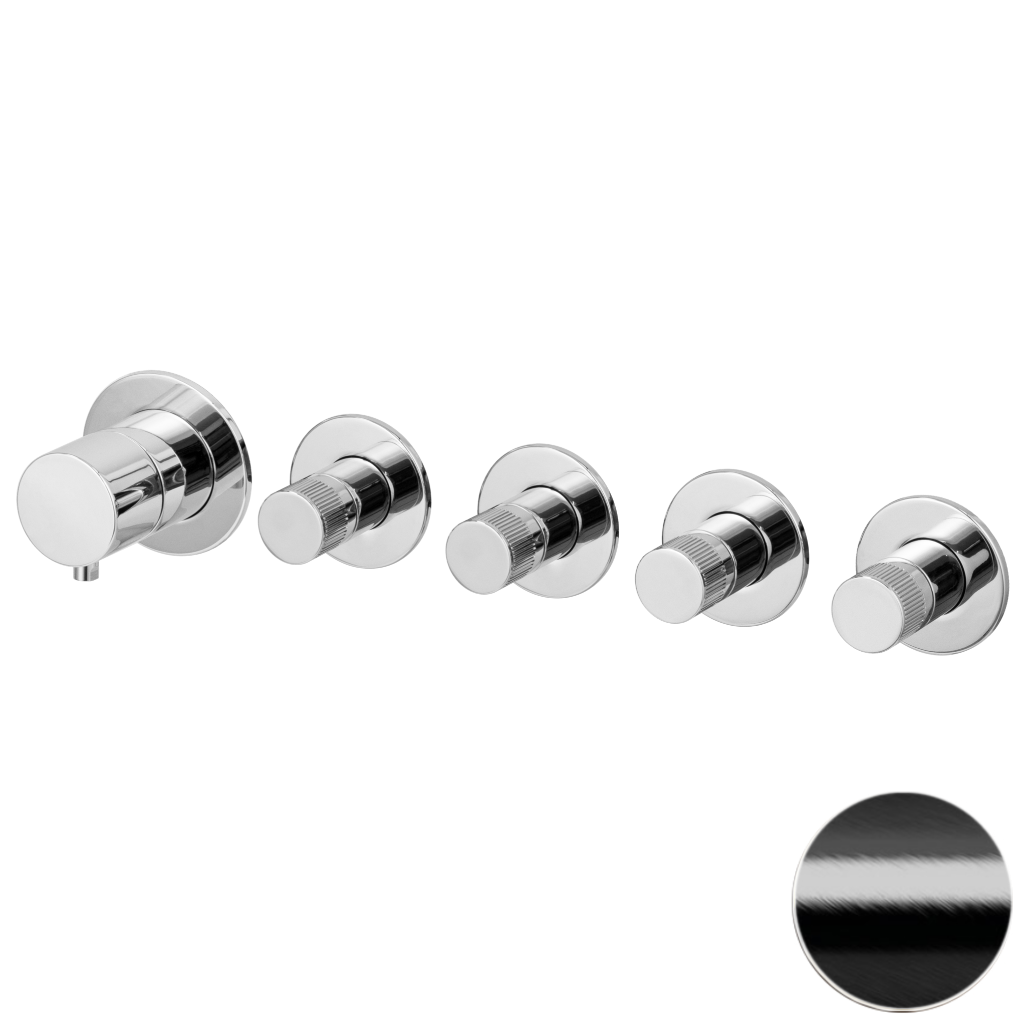 Смеситель для душа Remer X Style N98D4PWBCFP, черный брашированный хром