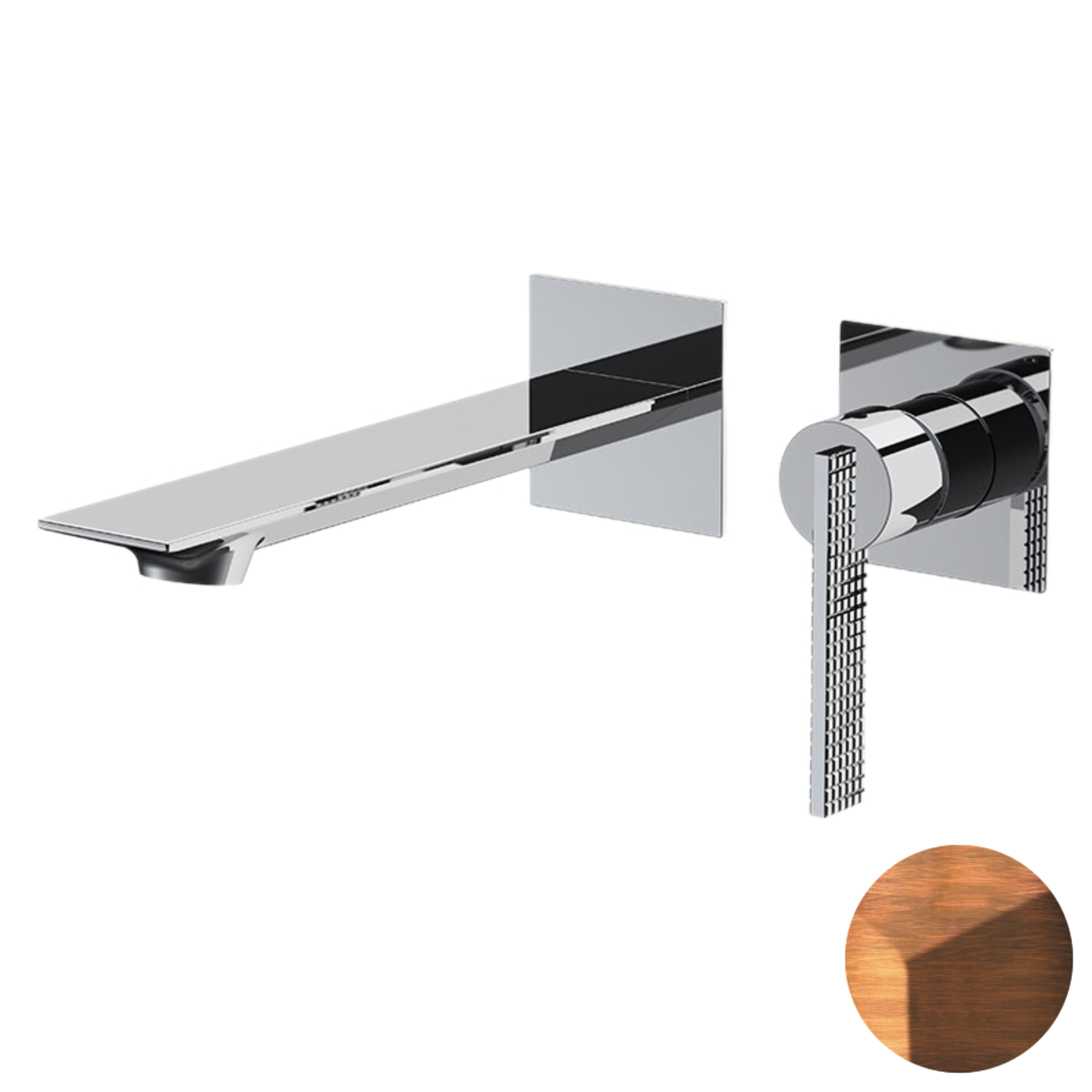 Смеситель для раковины Daniel Club ANC632PL64, медь состаренная