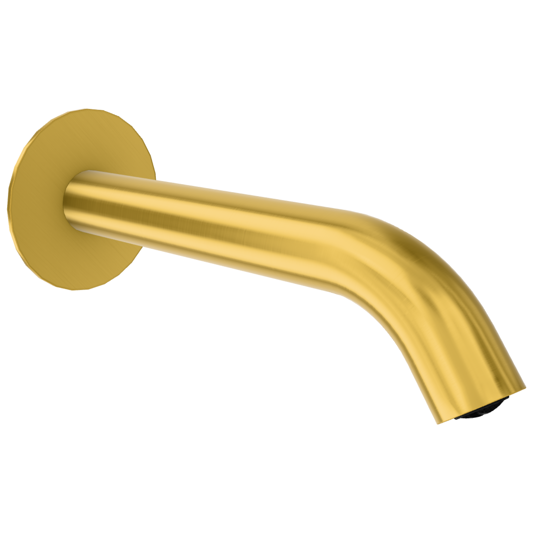 Излив настенный 16 см Remer X Style 91X70BG, золото брашированное