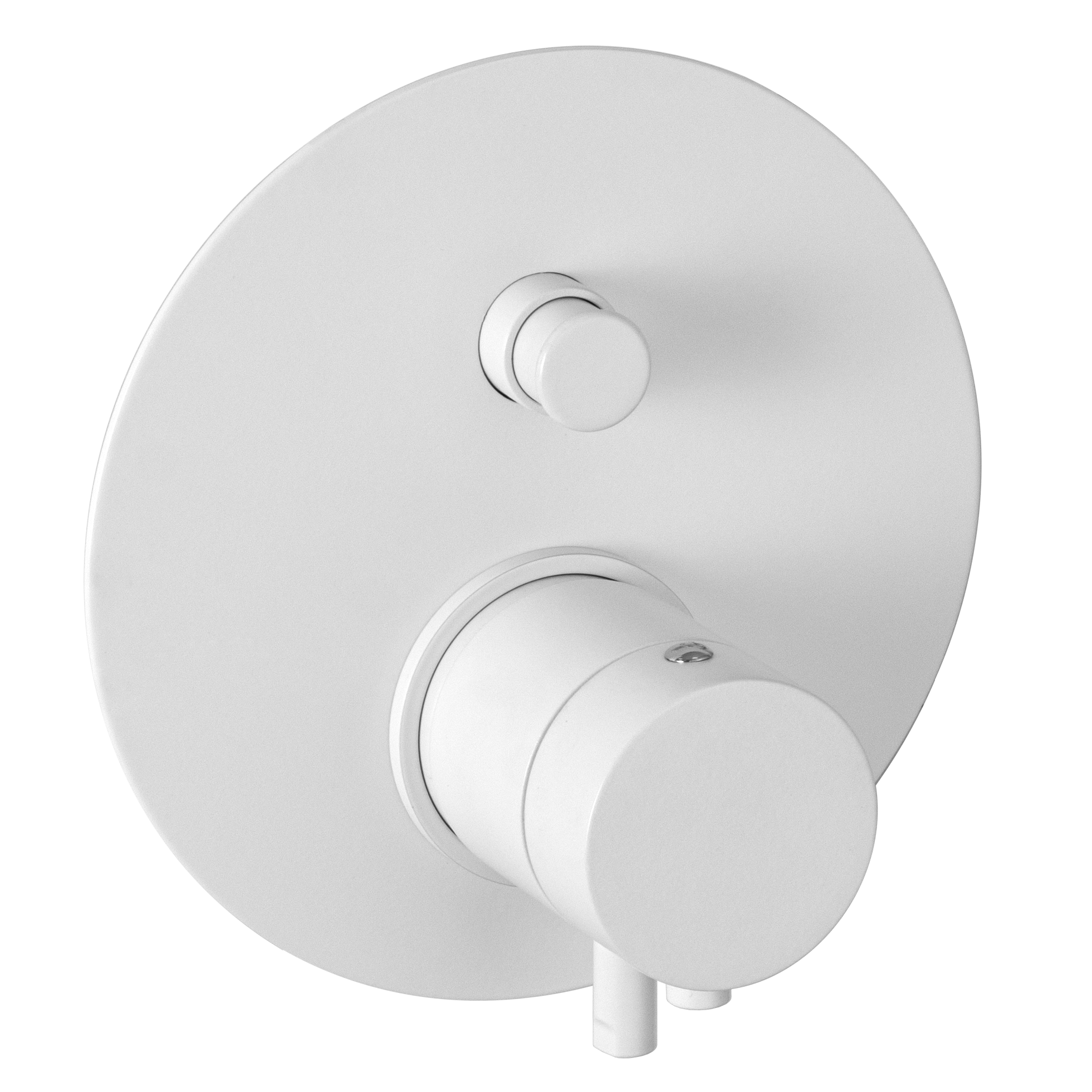 Смеситель термостатический для душа Remer Elegance NT09KBBO, белый матовый