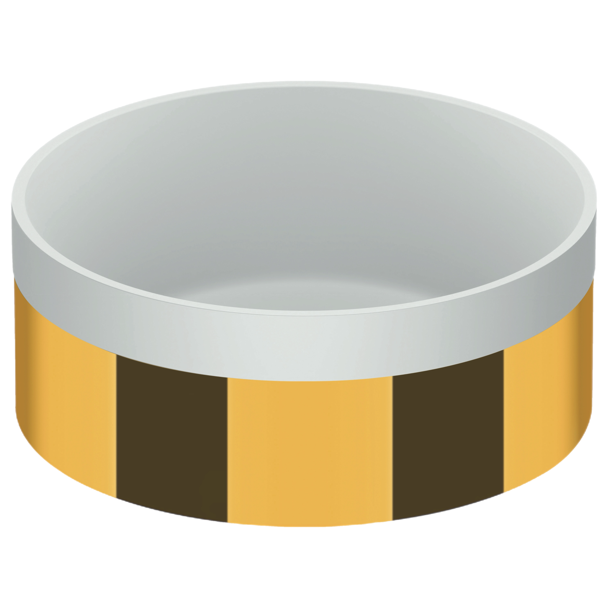 Раковина накладная 37 см Remer RB902DO, золото глянцевое