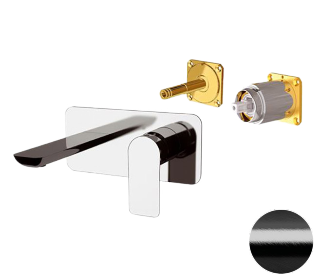 Смеситель для раковины Remer Infinity I15KBCFP, черный брашированный хром