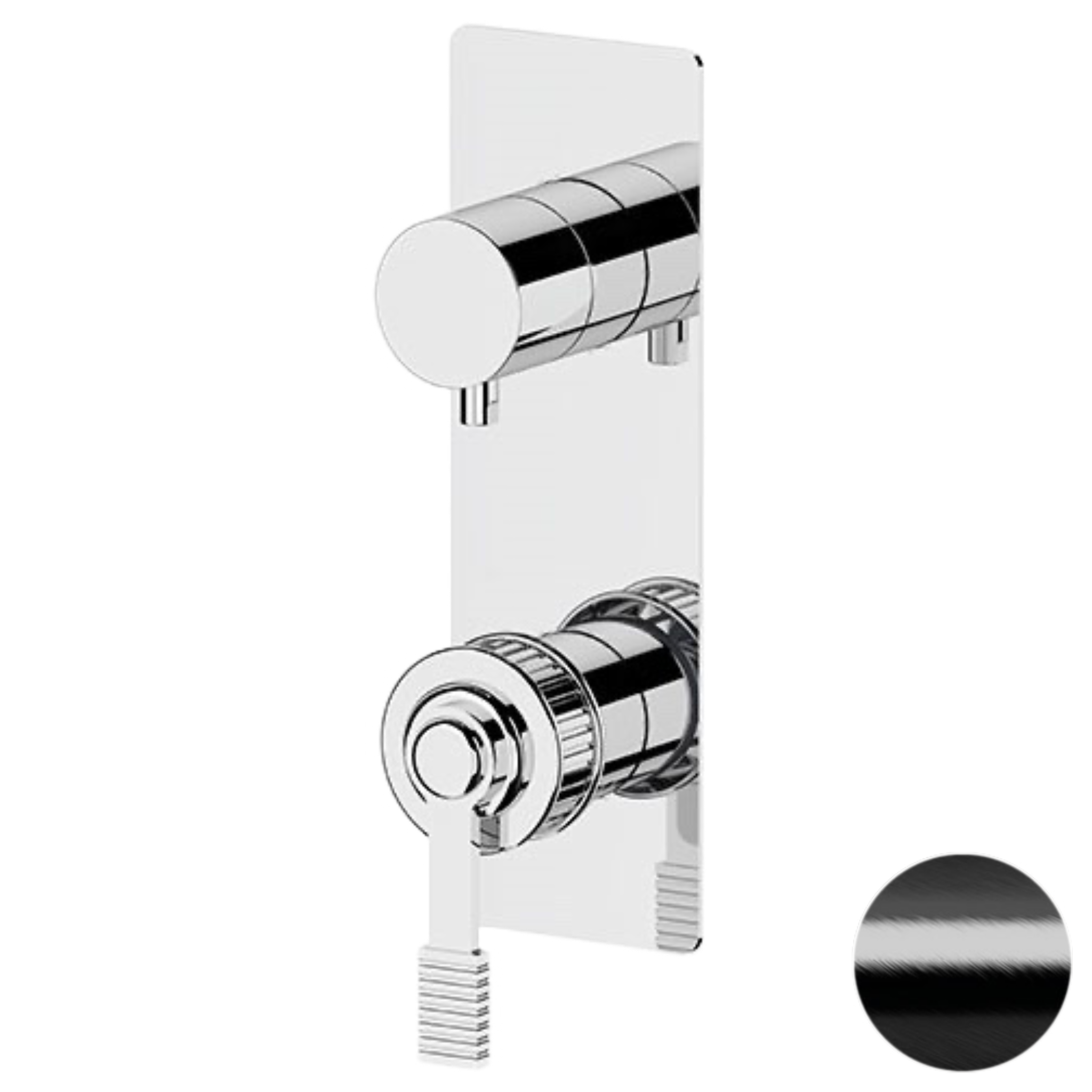 Смеситель для душа Remer Atelier AL92WBCFP, черный брашированный хром