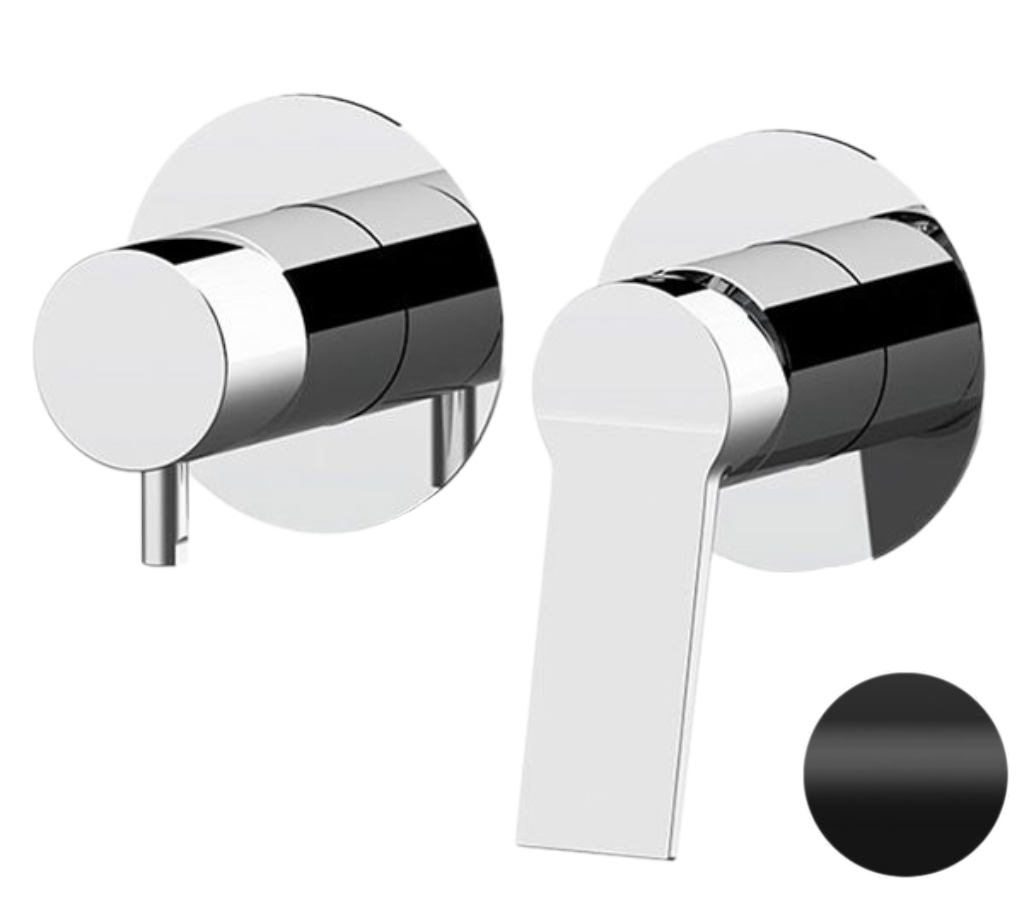 Смеситель для душа Remer Slash SL92ZPNO, черный матовый