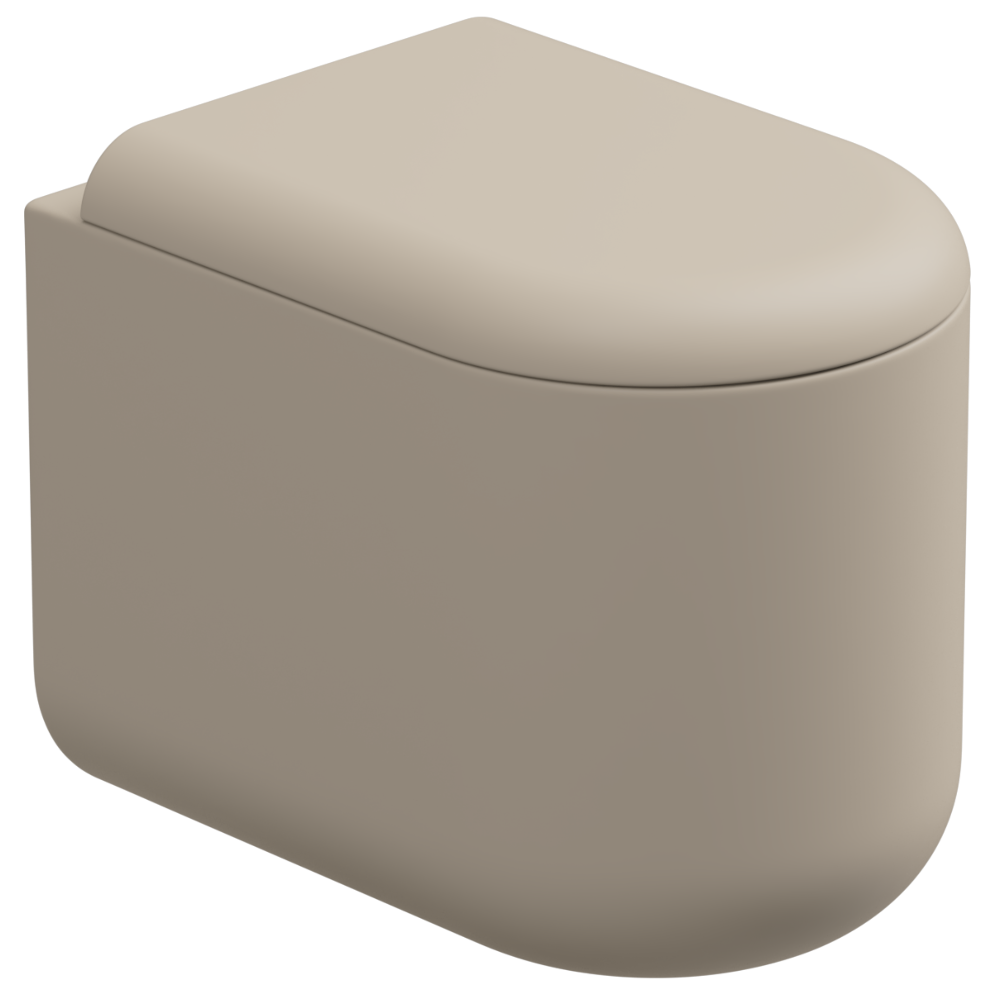 Чаша приставного унитаза Eco Clean (торнадо) GSG Ceramic Design PEWC01EC034, Sabbia Matt