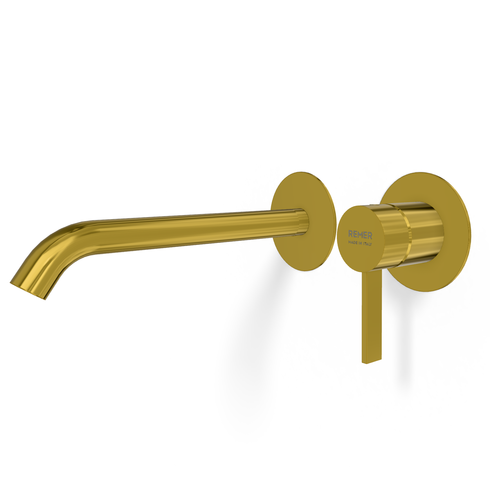 Смеситель для раковины Remer Metrica MC15PWBGP, золото глянцевое PVD