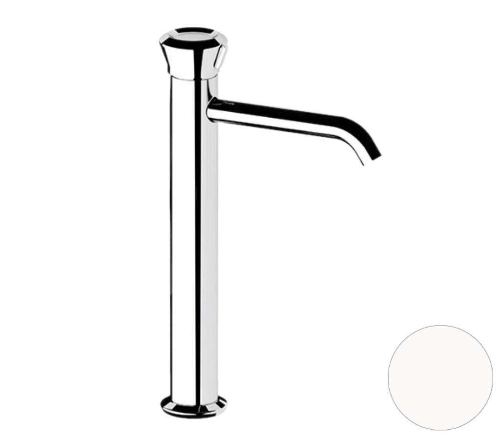 Смеситель для раковины Remer Element ET11LXLBO, белый матовый