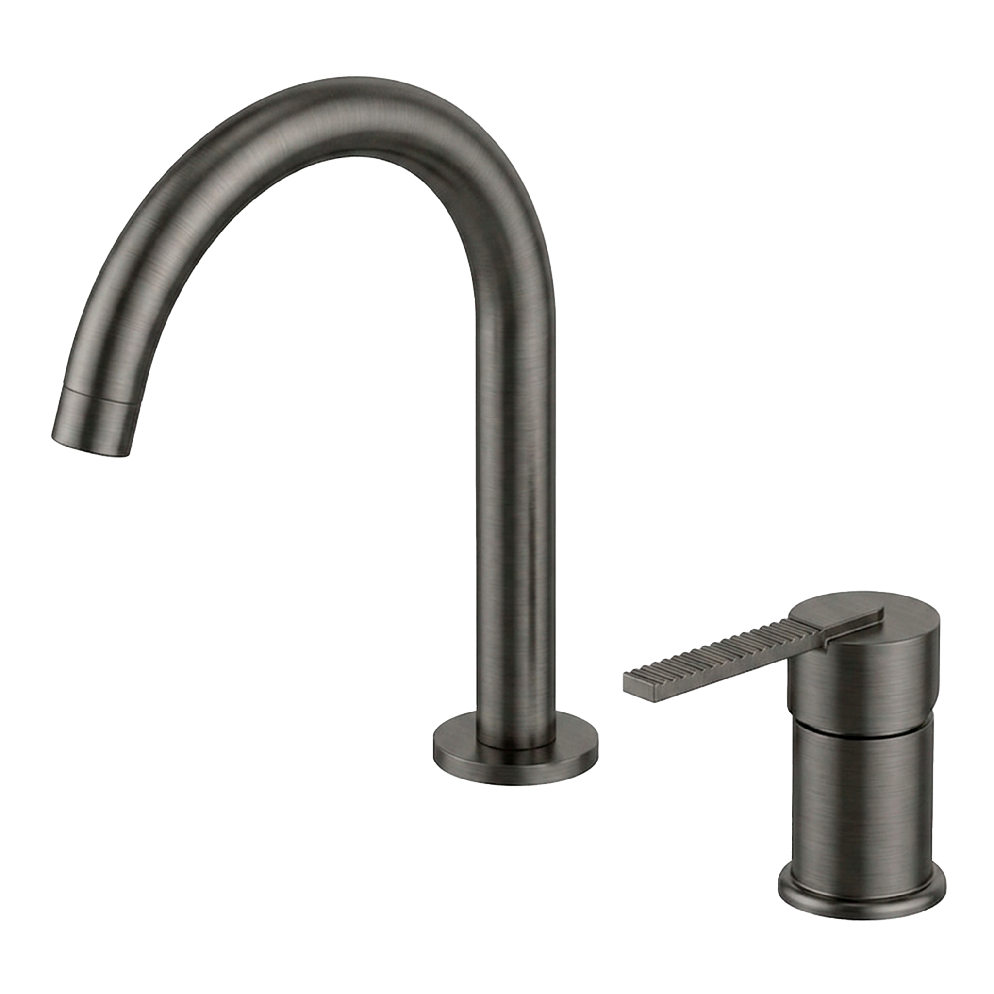 Смеситель для раковины Daniel Regency RN655GM, оружейная сталь PVD