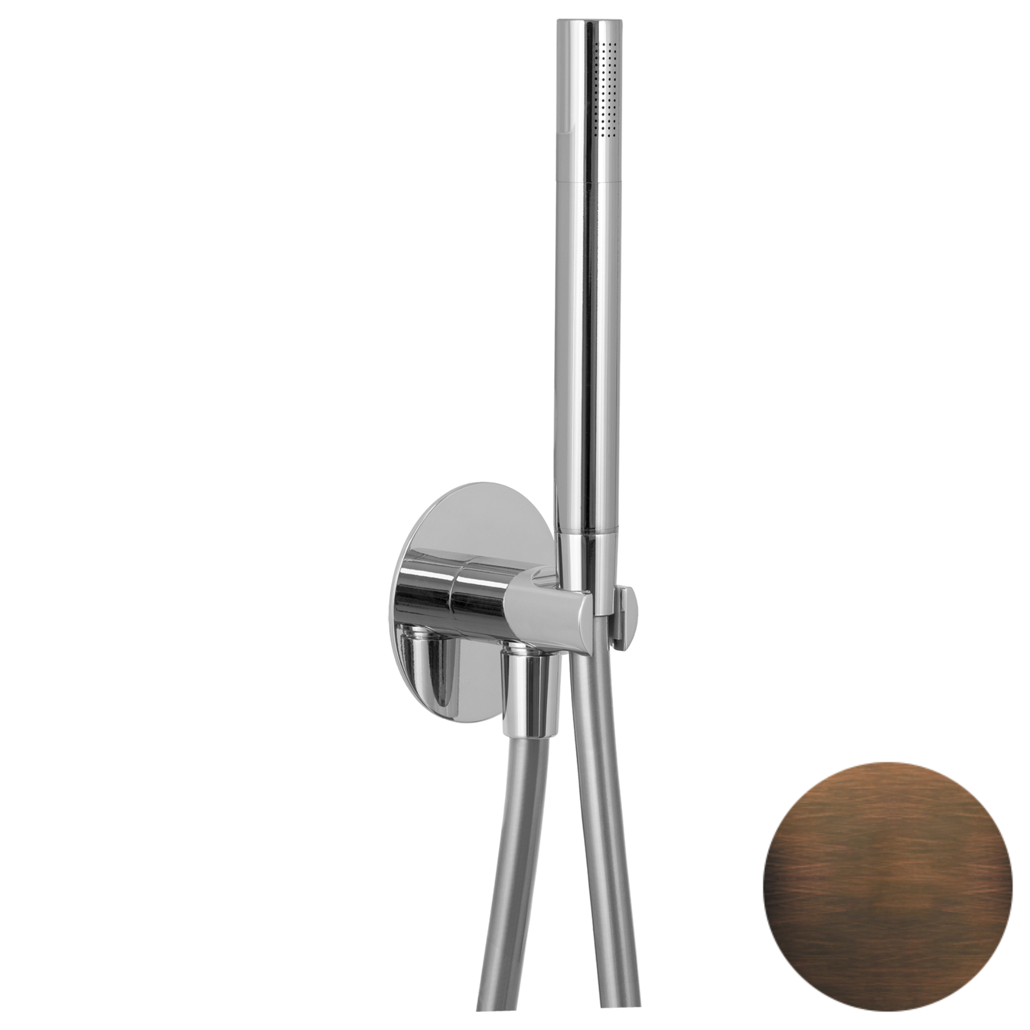 Комплект для душа Remer 337XC317MCBR, бронза масляная