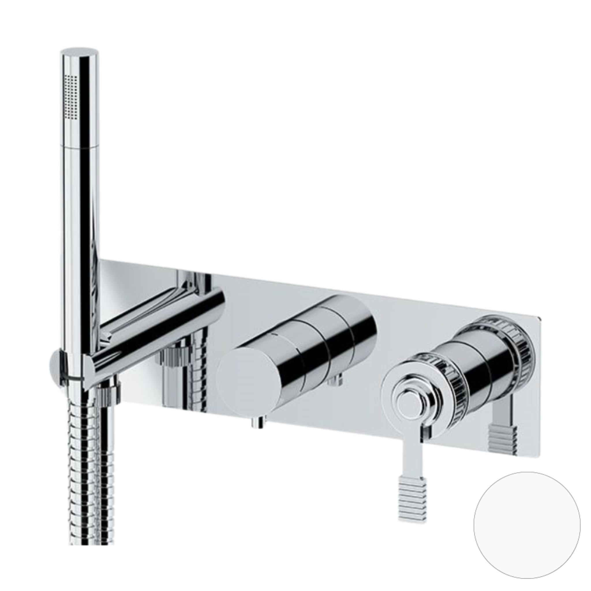 Смеситель для душа Remer Atelier AL97D3WBBO, белый матовый