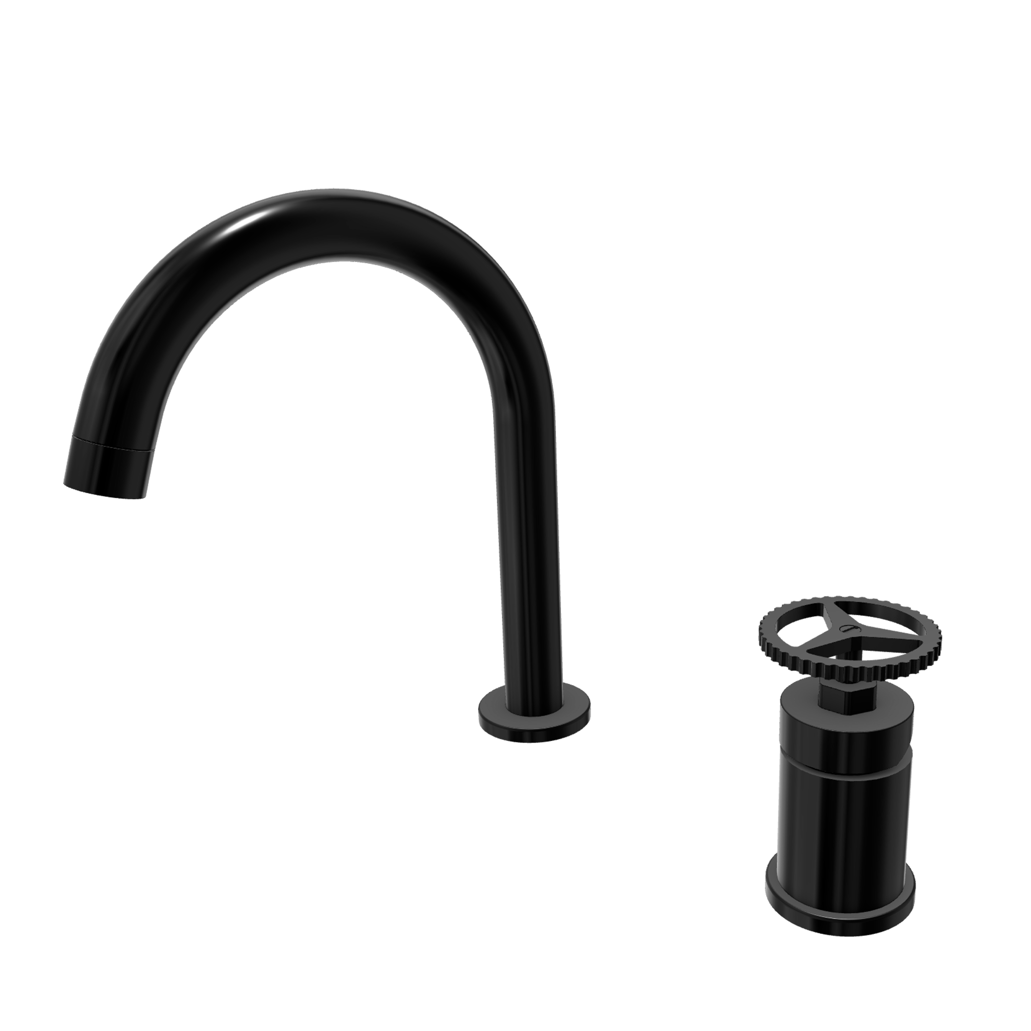 Смеситель для раковины Remer Chrono CH57CFP, черный брашированный хром