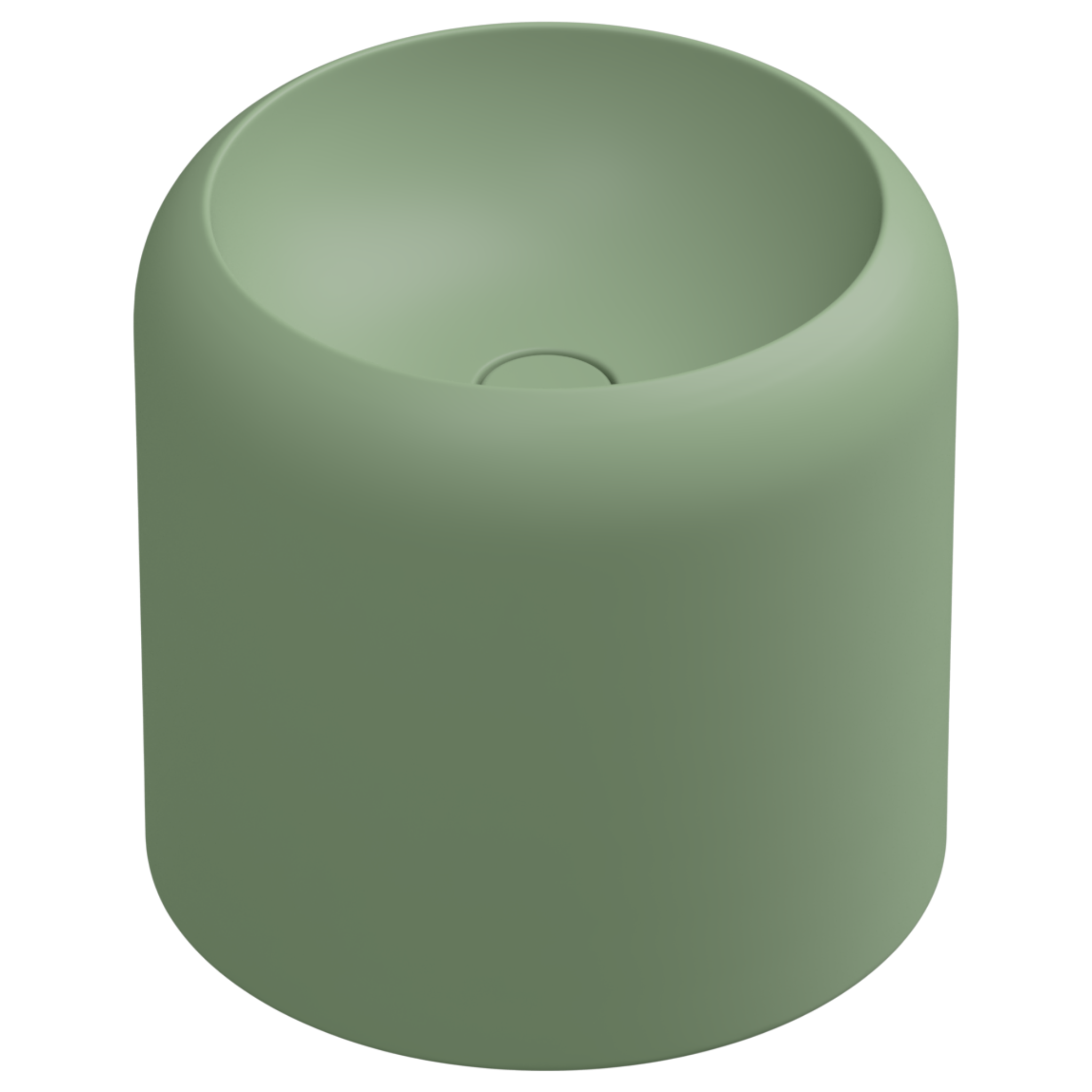 Раковина накладная 42 см GSG Ceramic Design Petra PELAVSECOLFS031, Salvia Matt