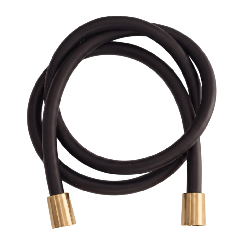 Шланг для душа ПВХ 150 см Remer 332CN2G150HS, латунь брашированная PVD
