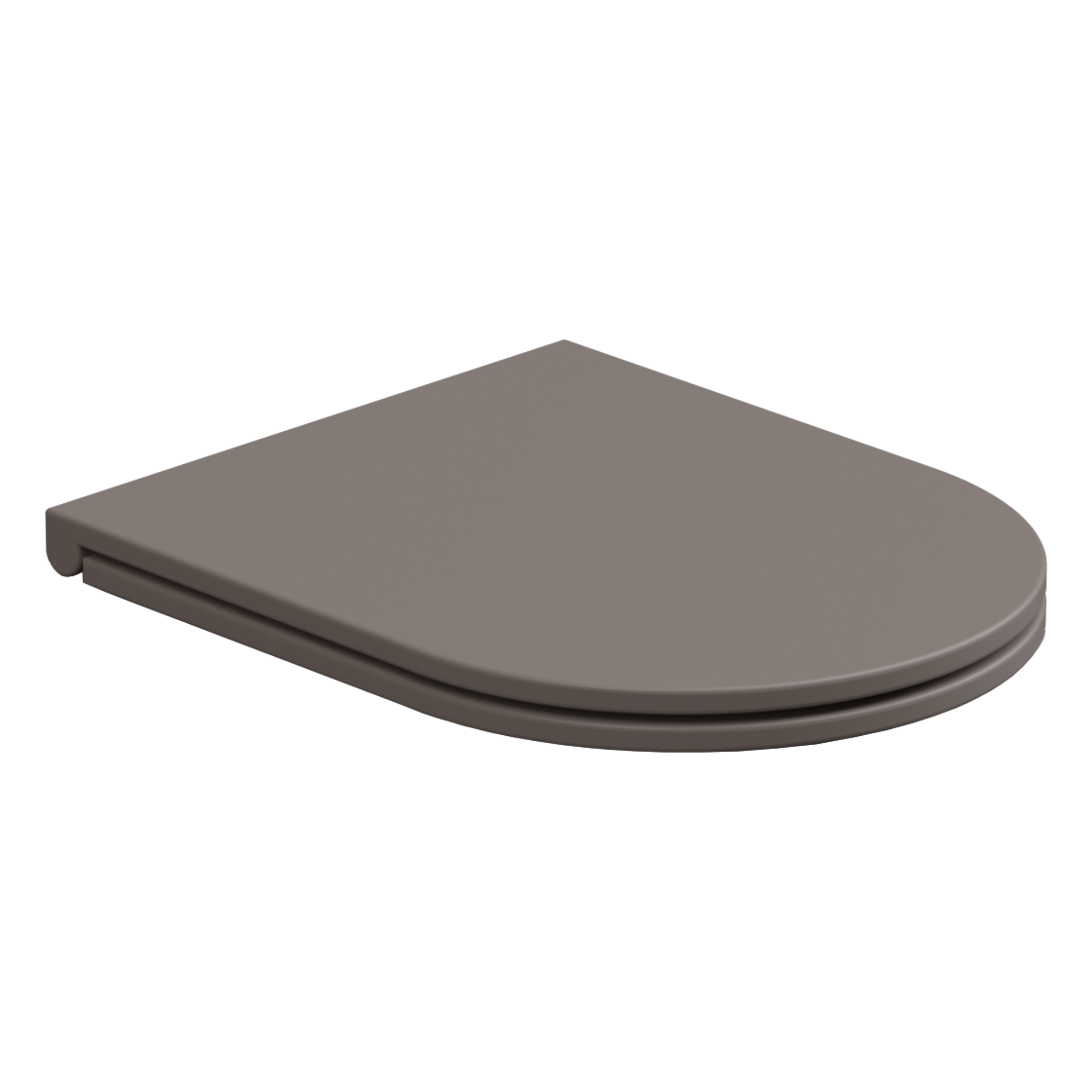 Крышка с сиденьем для подвесного унитаза с микролифтом GSG Ceramic Design Like LKCOPRSLTICR029, Tortora Matt