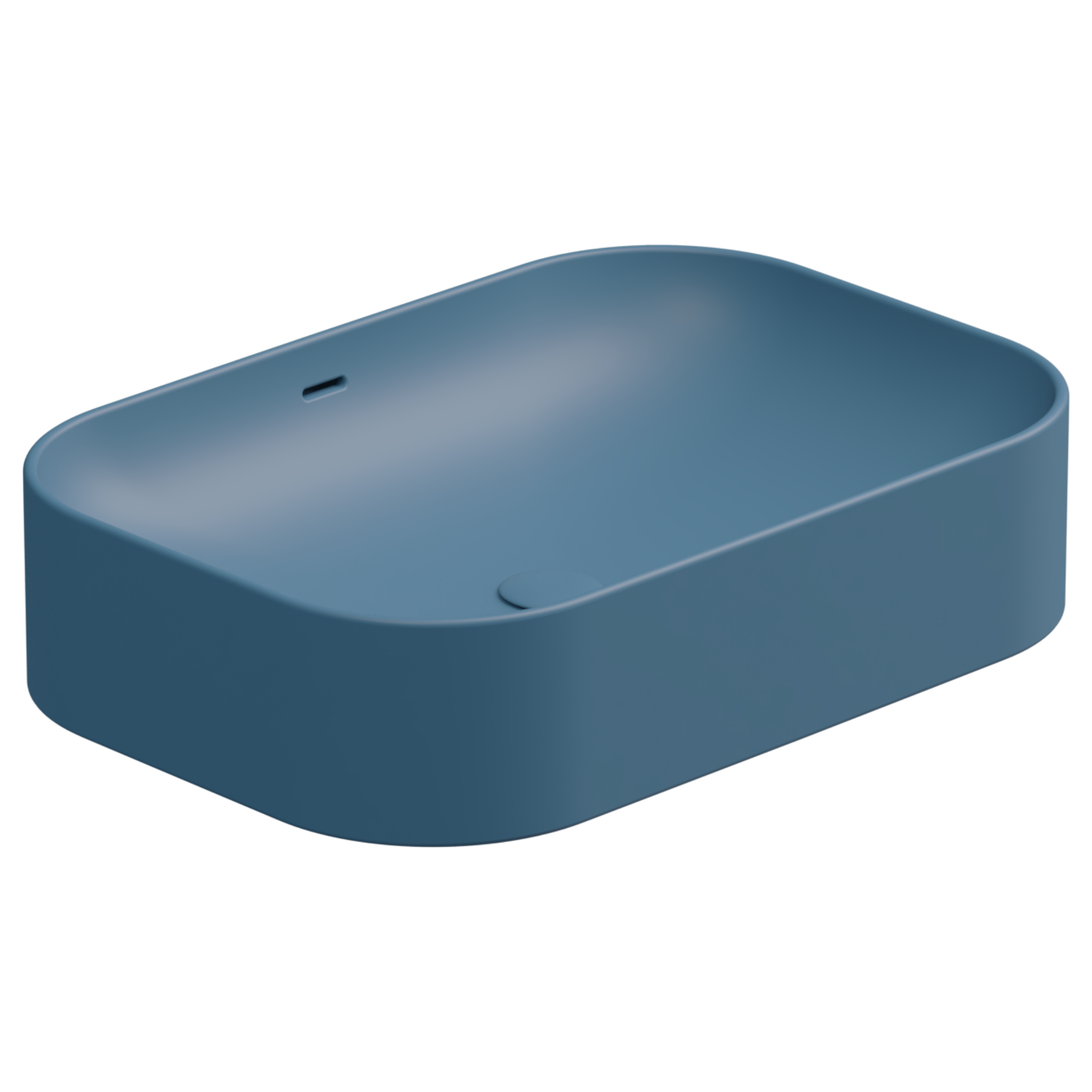 Раковина накладная 60x42 см GSG Ceramic Design Easy EALAVTP60027, Denim Matt