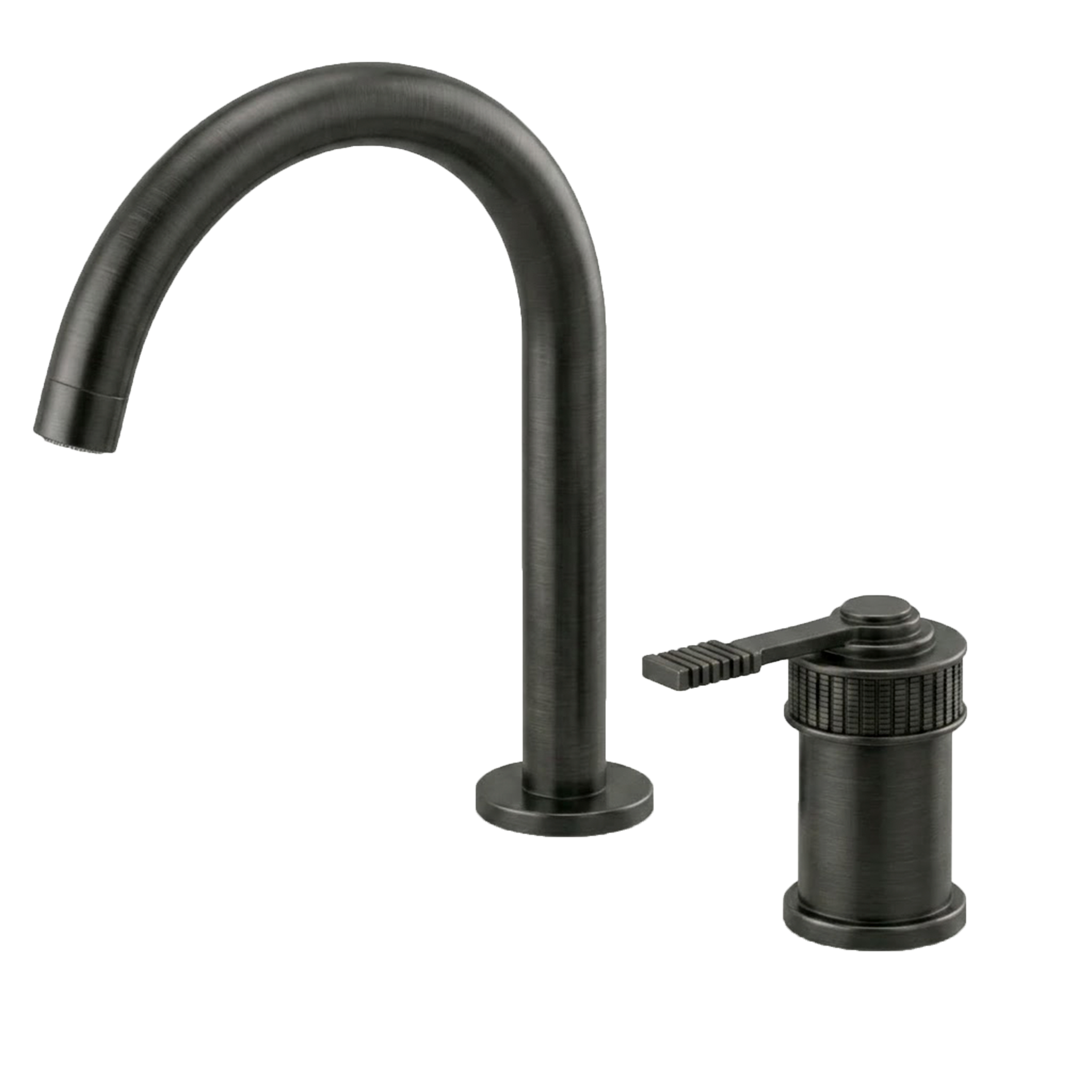 Смеситель для раковины Remer Atelier AL57GM, оружейная сталь PVD