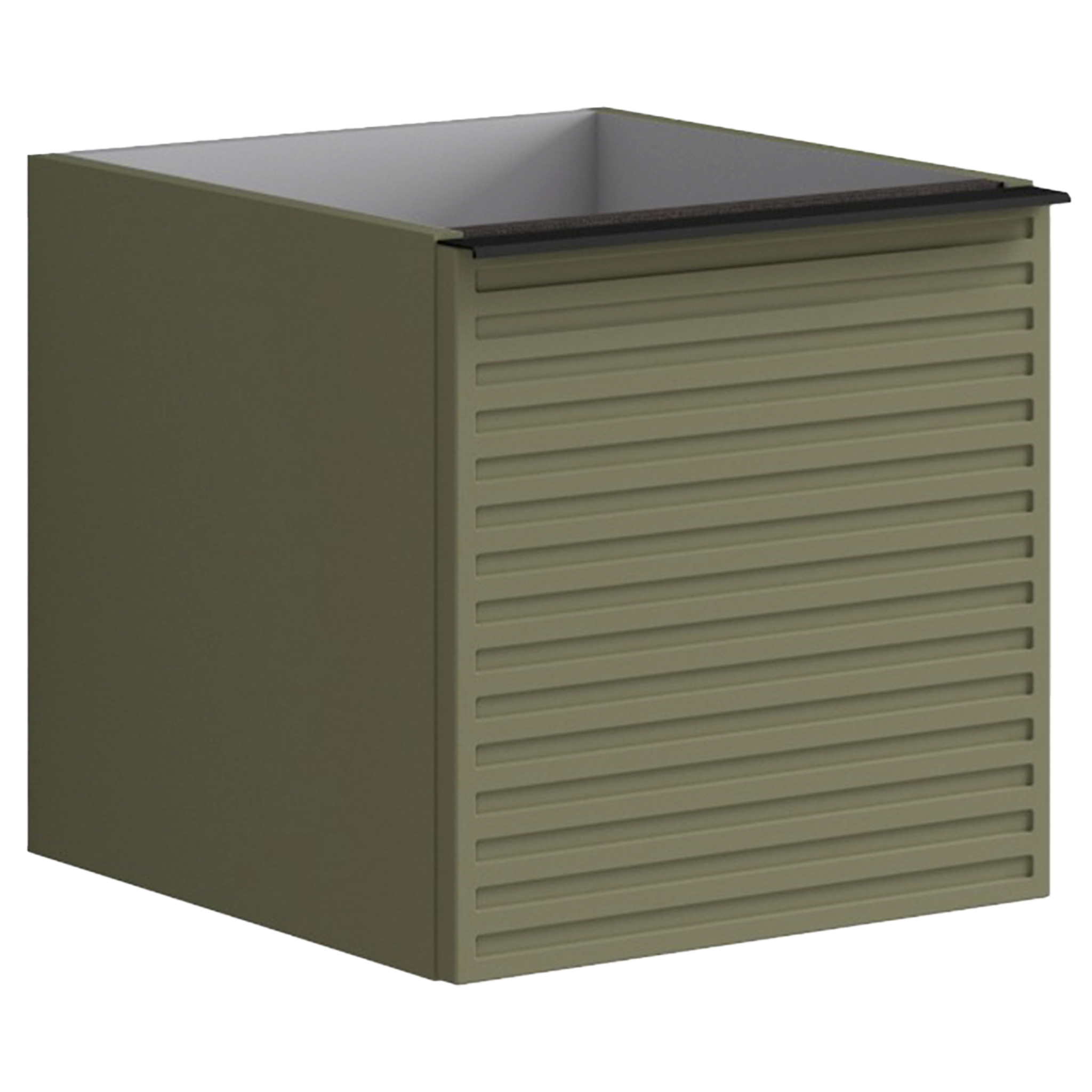 Шкаф подвесной с 2 ящиками 40 см Onsen Pixel 68-CS-042-S1-M57, зелёный
