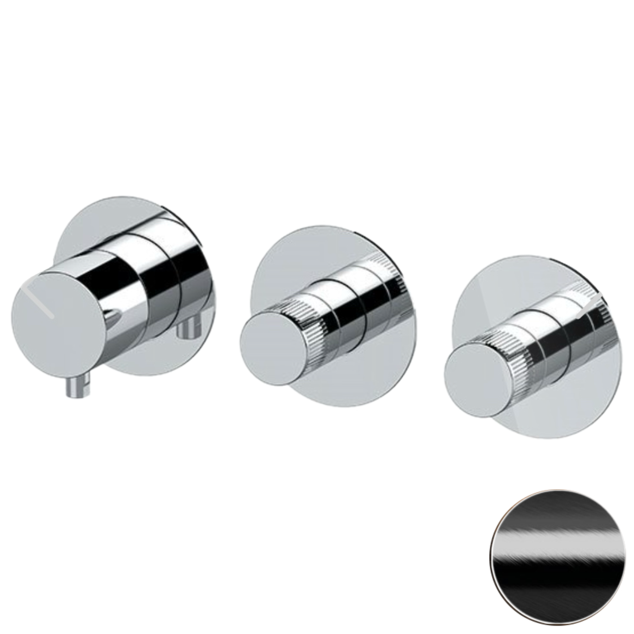 Смеситель для душа Remer X Style N98D2PWBCFP, черный брашированный хром