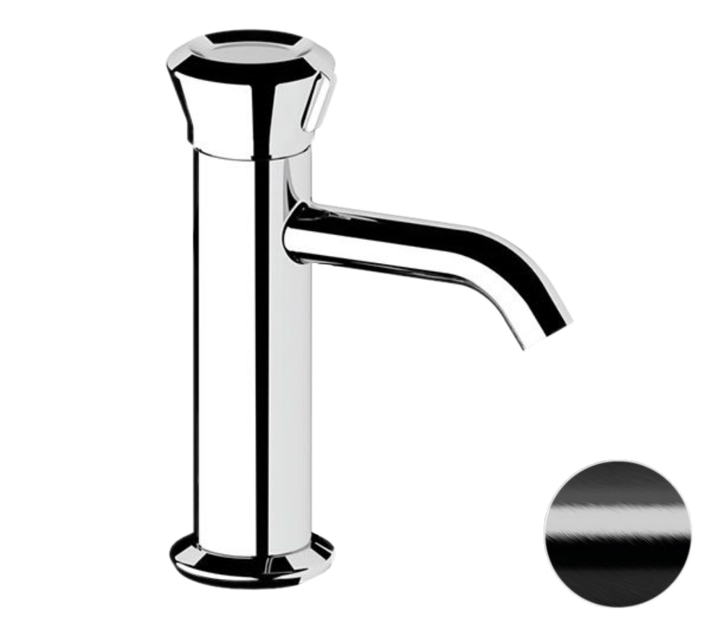 Смеситель для раковины Remer Element ET12CFP, черный брашированный хром