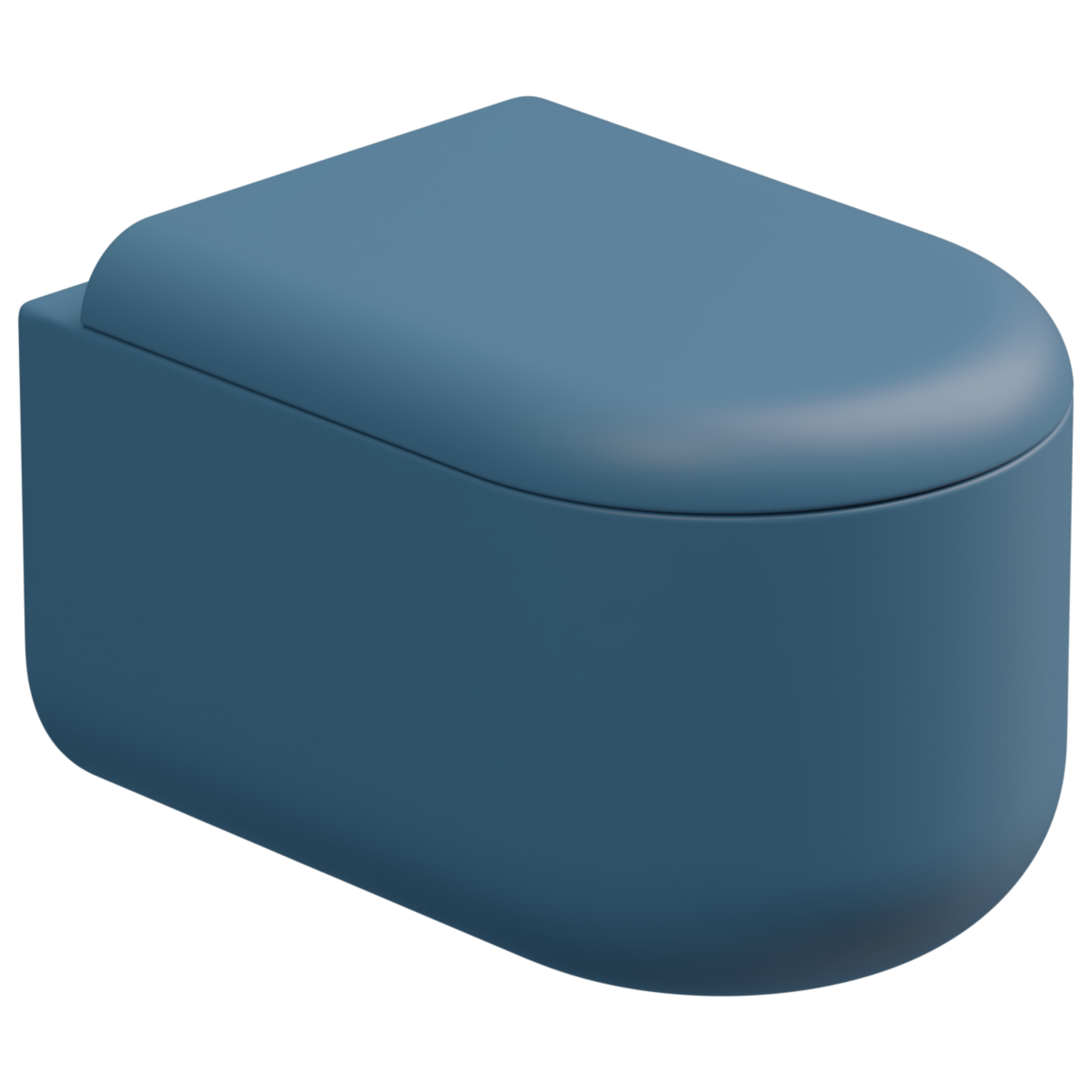 Чаша подвесного унитаза Eco Clean (торнадо) GSG Ceramic Design Petra PEWCSOEC027, Denim Matt