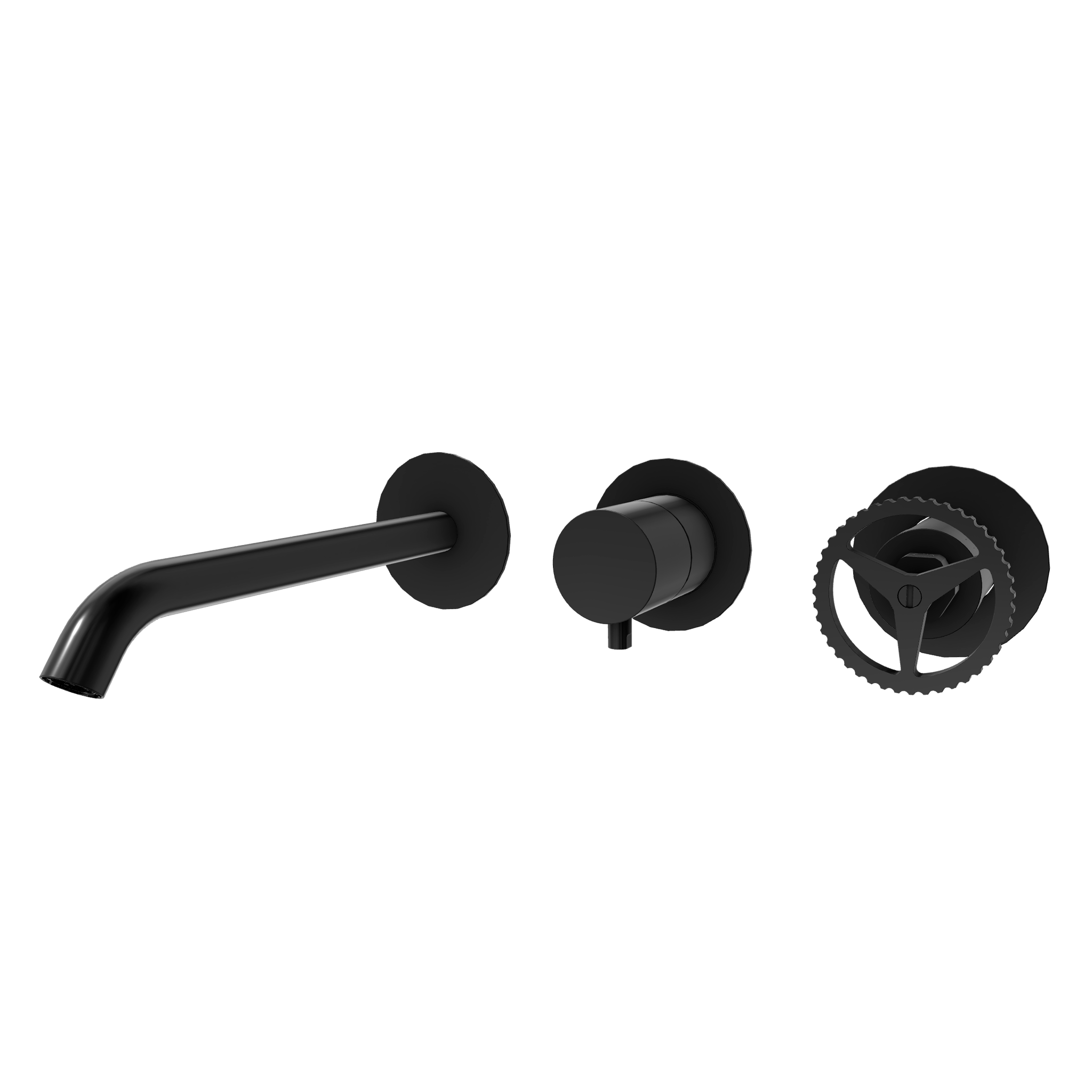 Смеситель для ванны Remer Chrono CH54D3PWBCFP, черный брашированный хром