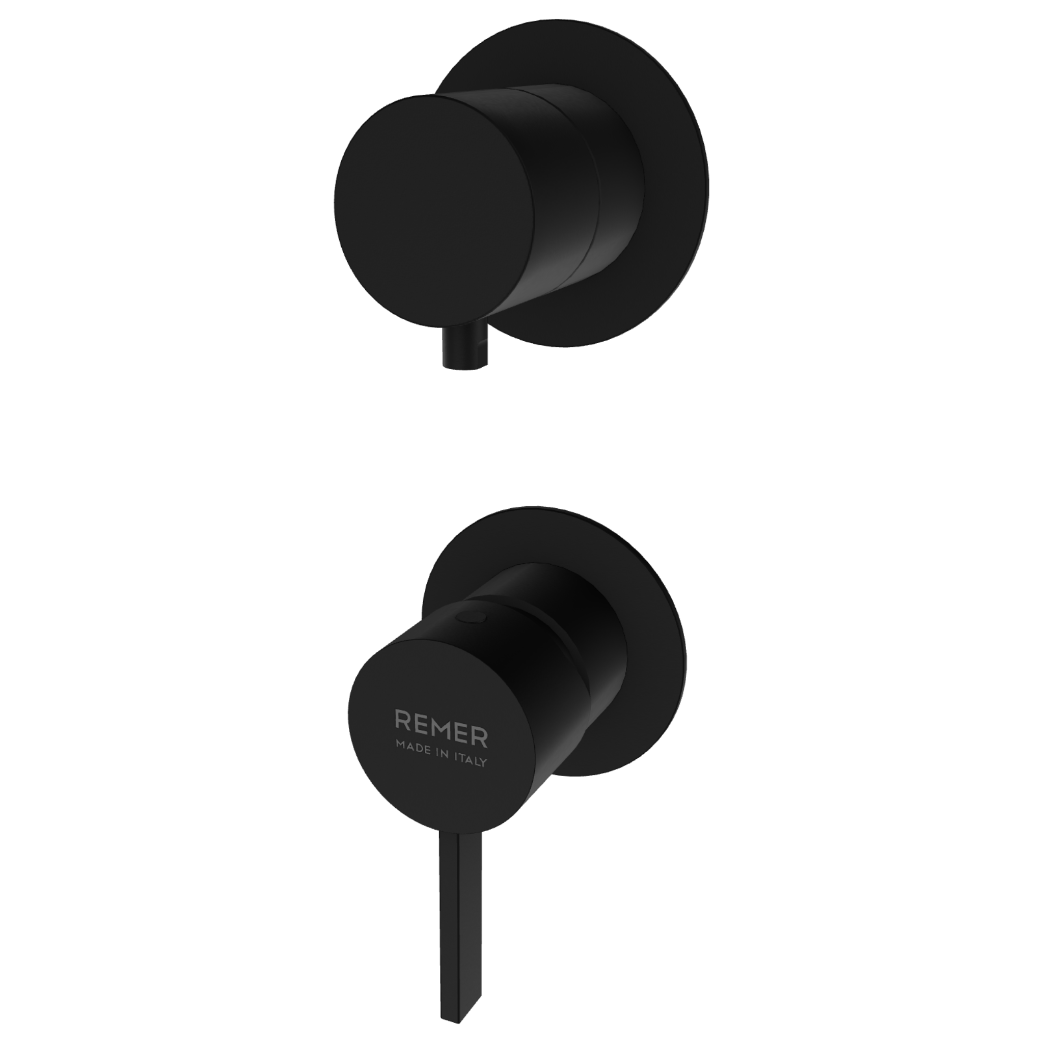 Смеситель для душа Remer Metrica MC93PWBNO, черный матовый