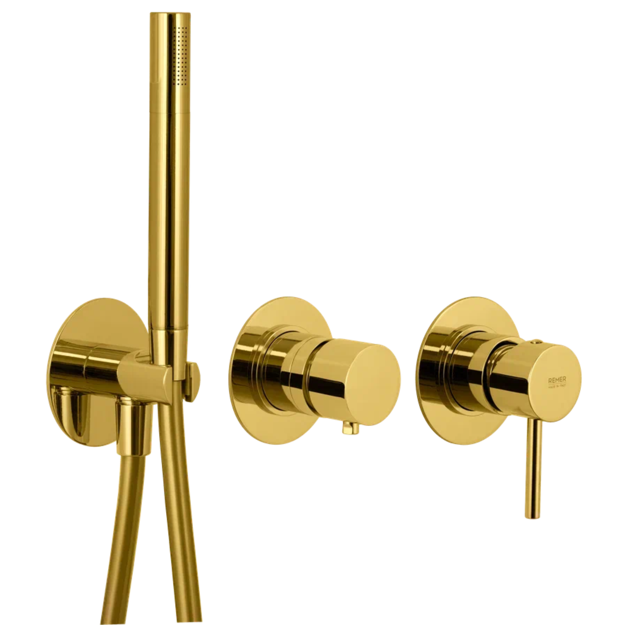 Смеситель для душа Remer X Style X97D3PWBDO, золото глянцевое