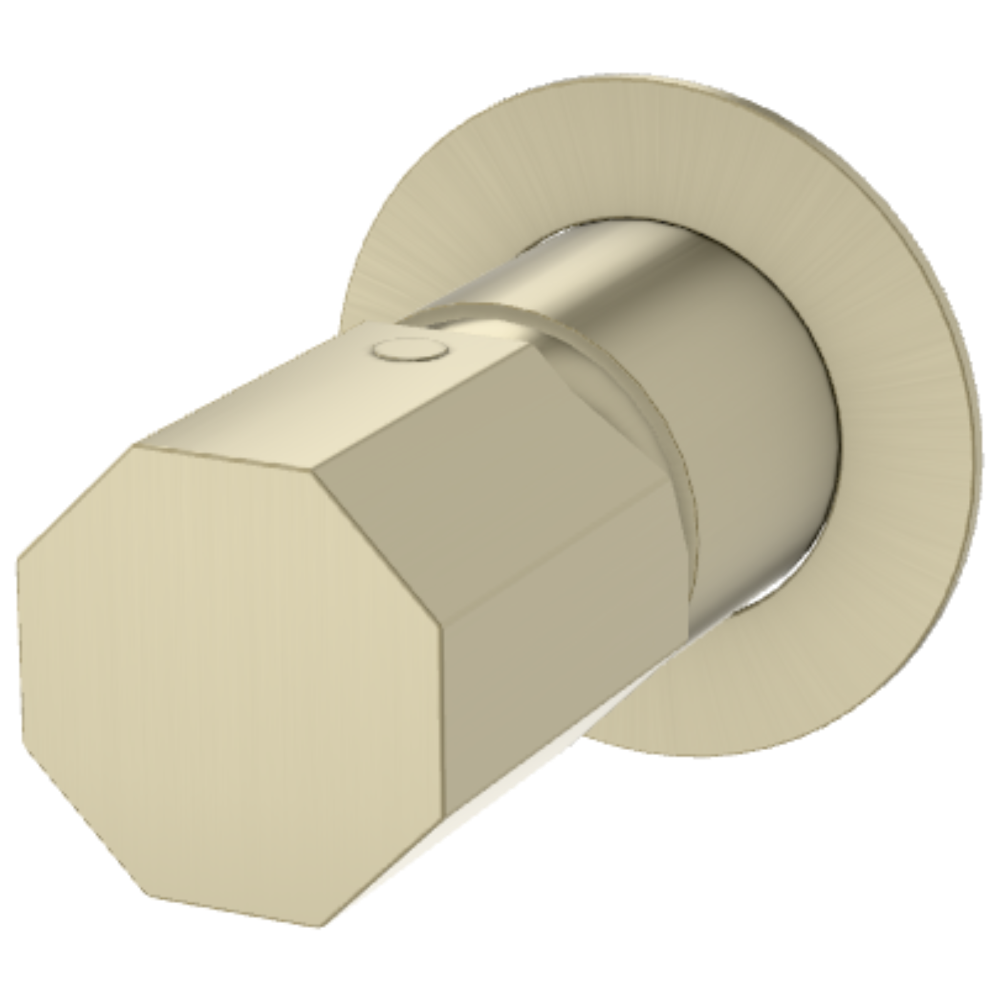 Смеситель для душа Remer Ottagono ON30LNZ, никель брашированный PVD