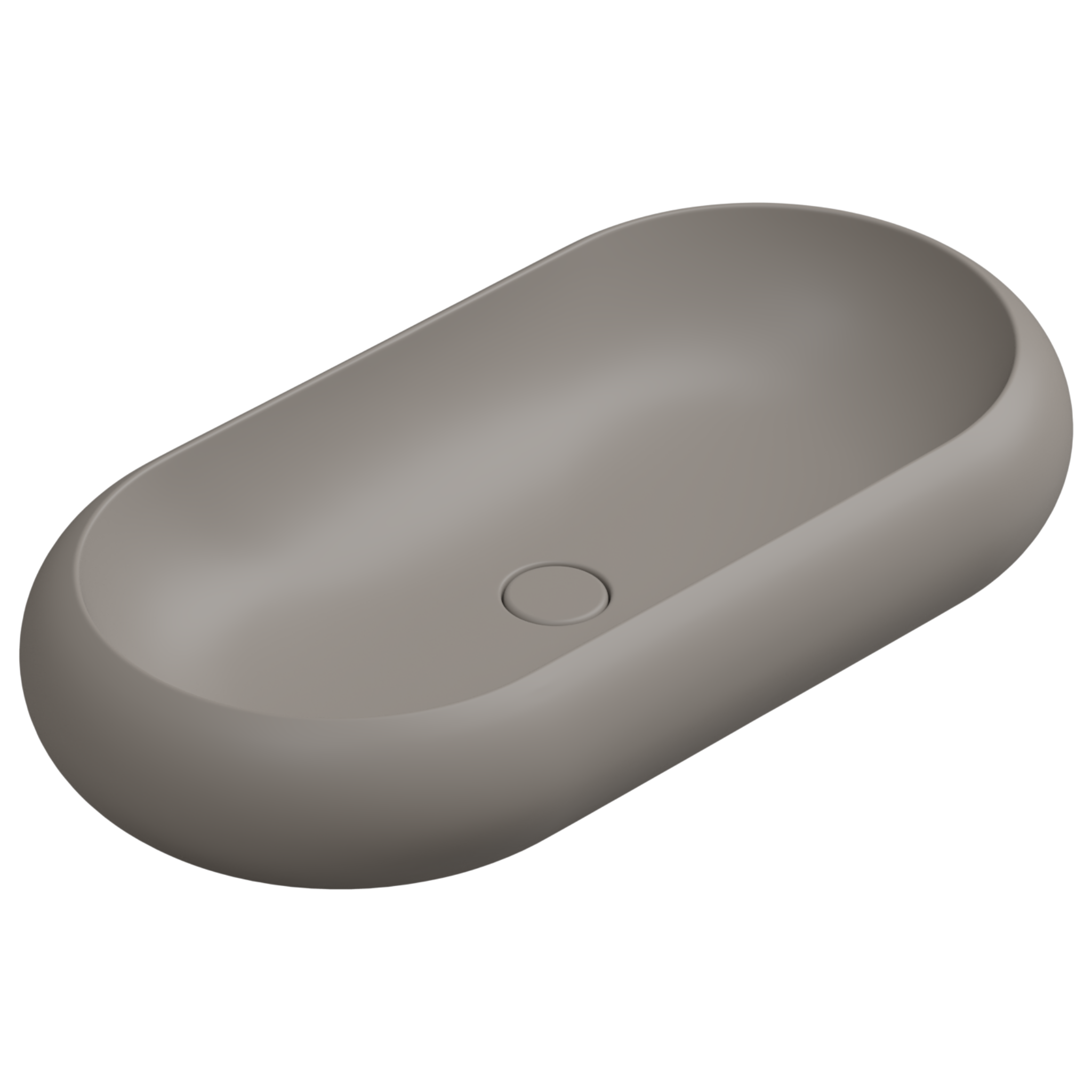 Раковина накладная 80x42 см GSG Ceramic Design Petra PELAV80030, Cashmere Matt