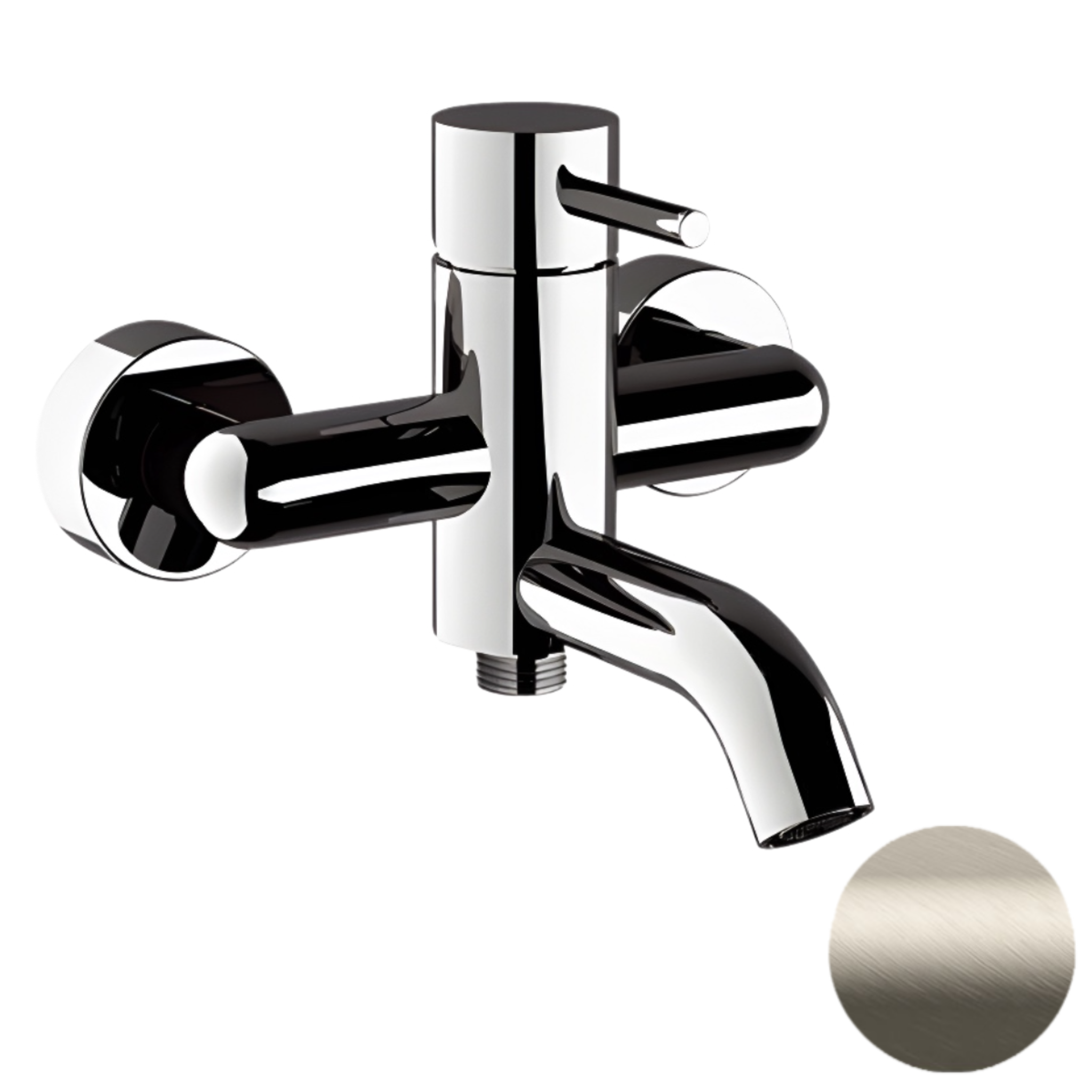 Смеситель для ванны Remer X Style X05XV, сталь