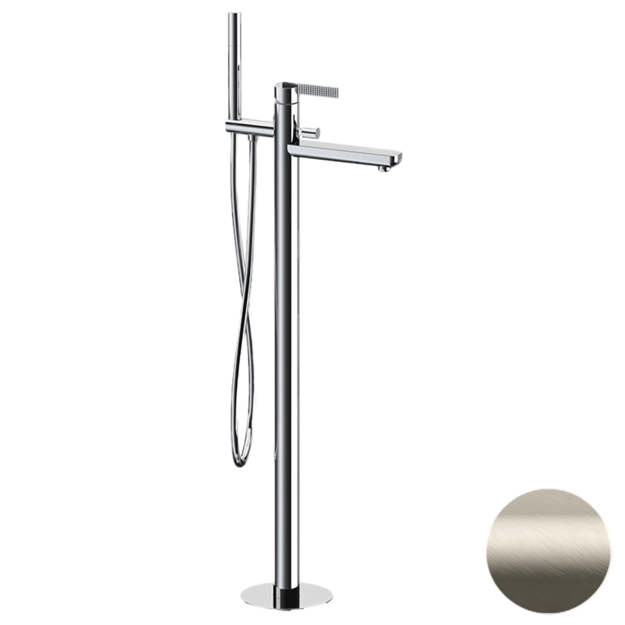 Смеситель для ванны Daniel Club ANC678XV, сталь