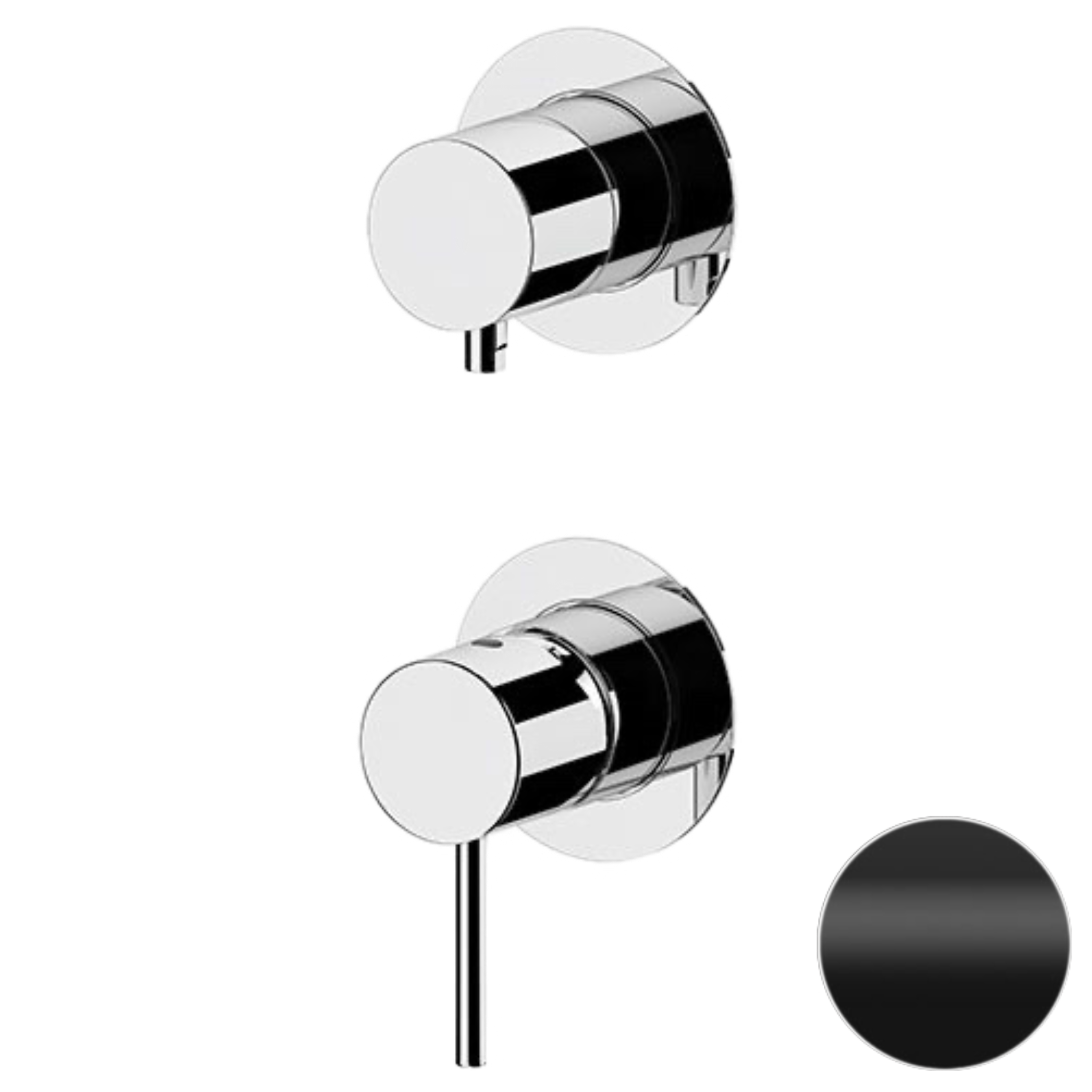 Смеситель для душа Remer X Style X93PWBNO, черный матовый