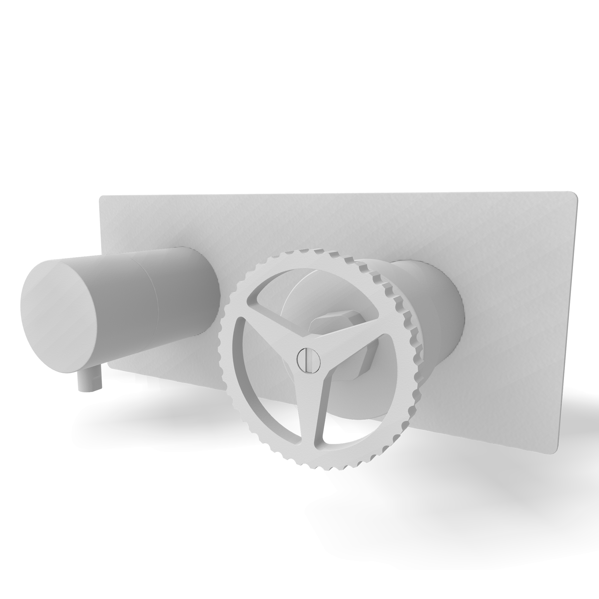 Смеситель для душа Remer Chrono CH92ZWBBO, белый матовый