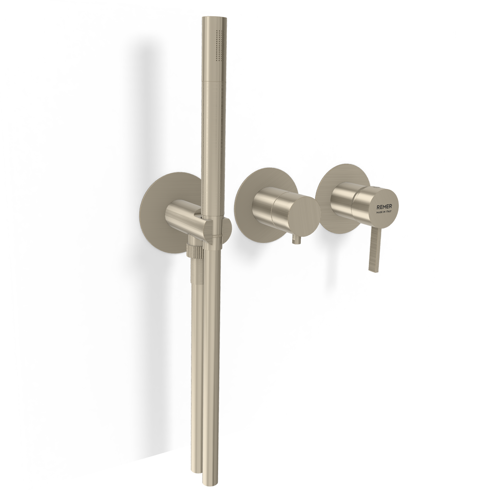 Смеситель для душа Remer Metrica MC97D3PWBXV, сталь