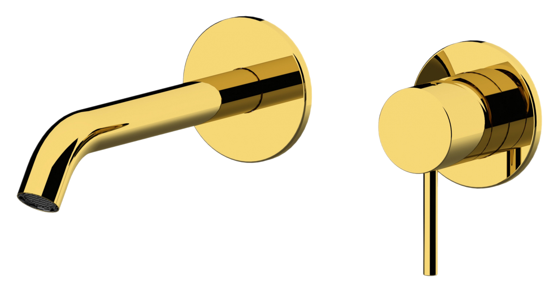 Смеситель для раковины Remer X Style X15PWBDO, золото глянцевое