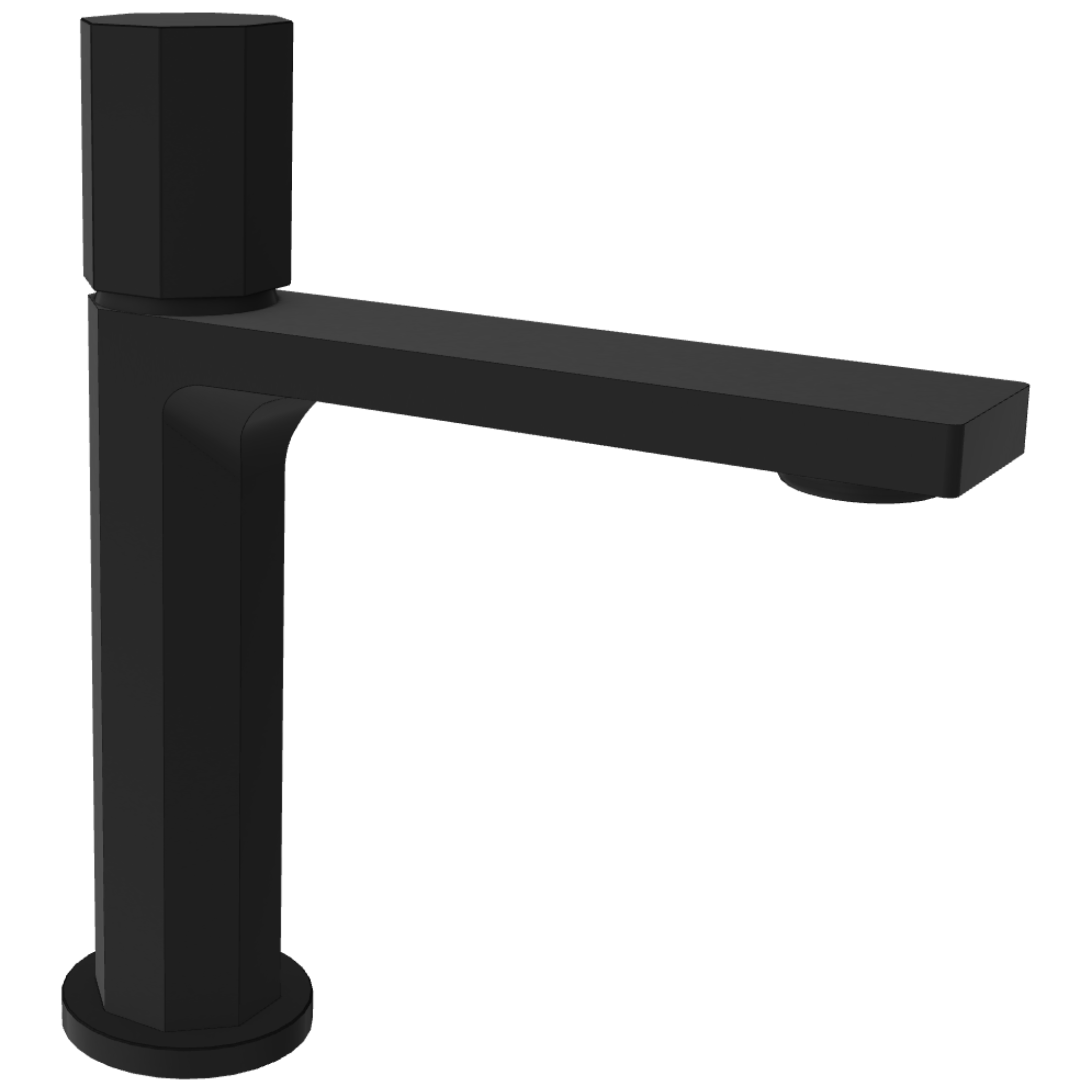 Смеситель для раковины Remer Ottagono ON12ANO, черный матовый