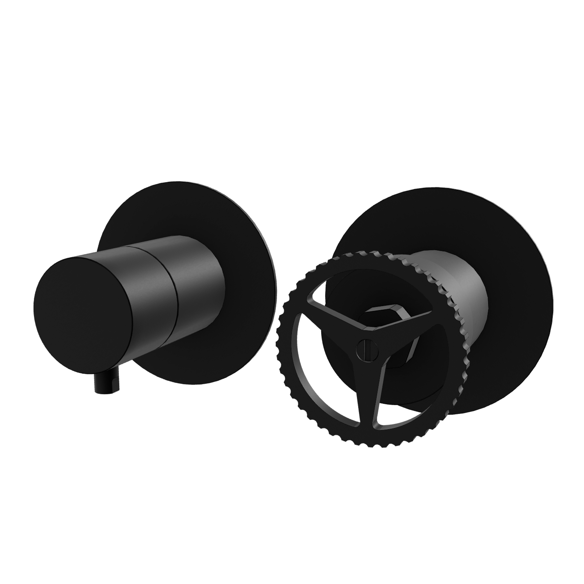 Смеситель для душа Remer Chrono CH93ZPWBNO, черный матовый