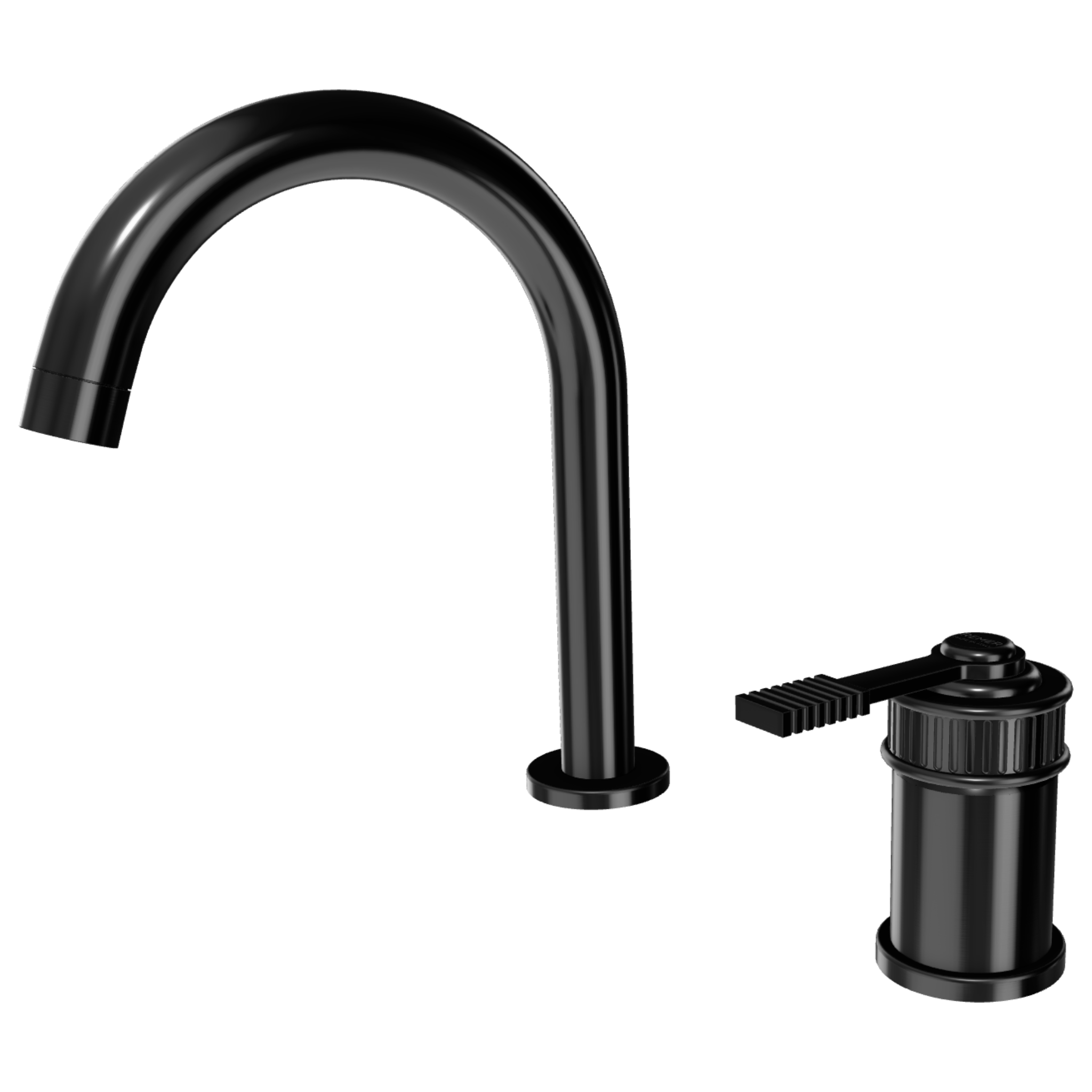 Смеситель для раковины Remer Atelier AL57CFP, черный брашированный хром