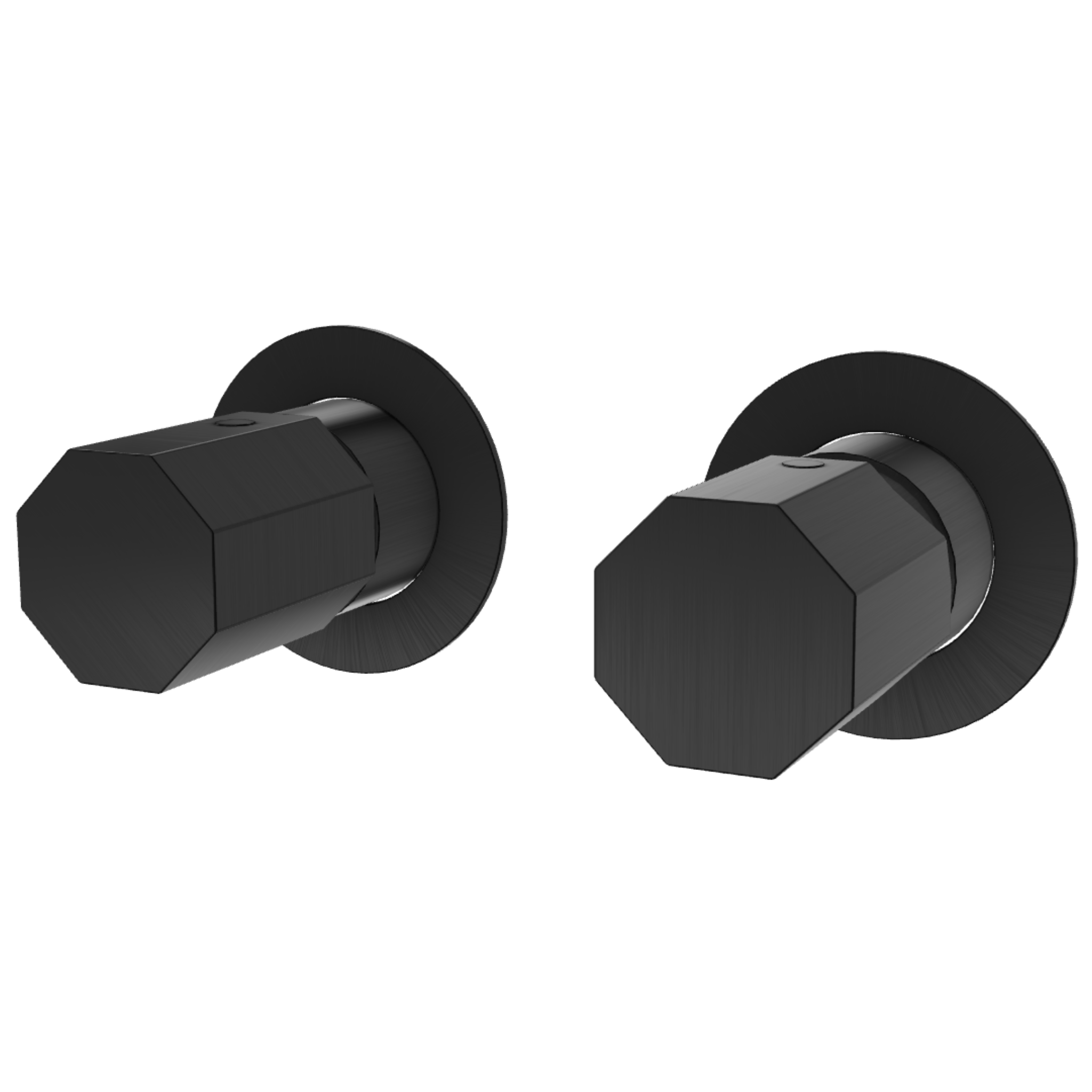 Смеситель для душа Remer Ottagono ON92ZPWBGM, оружейная сталь PVD