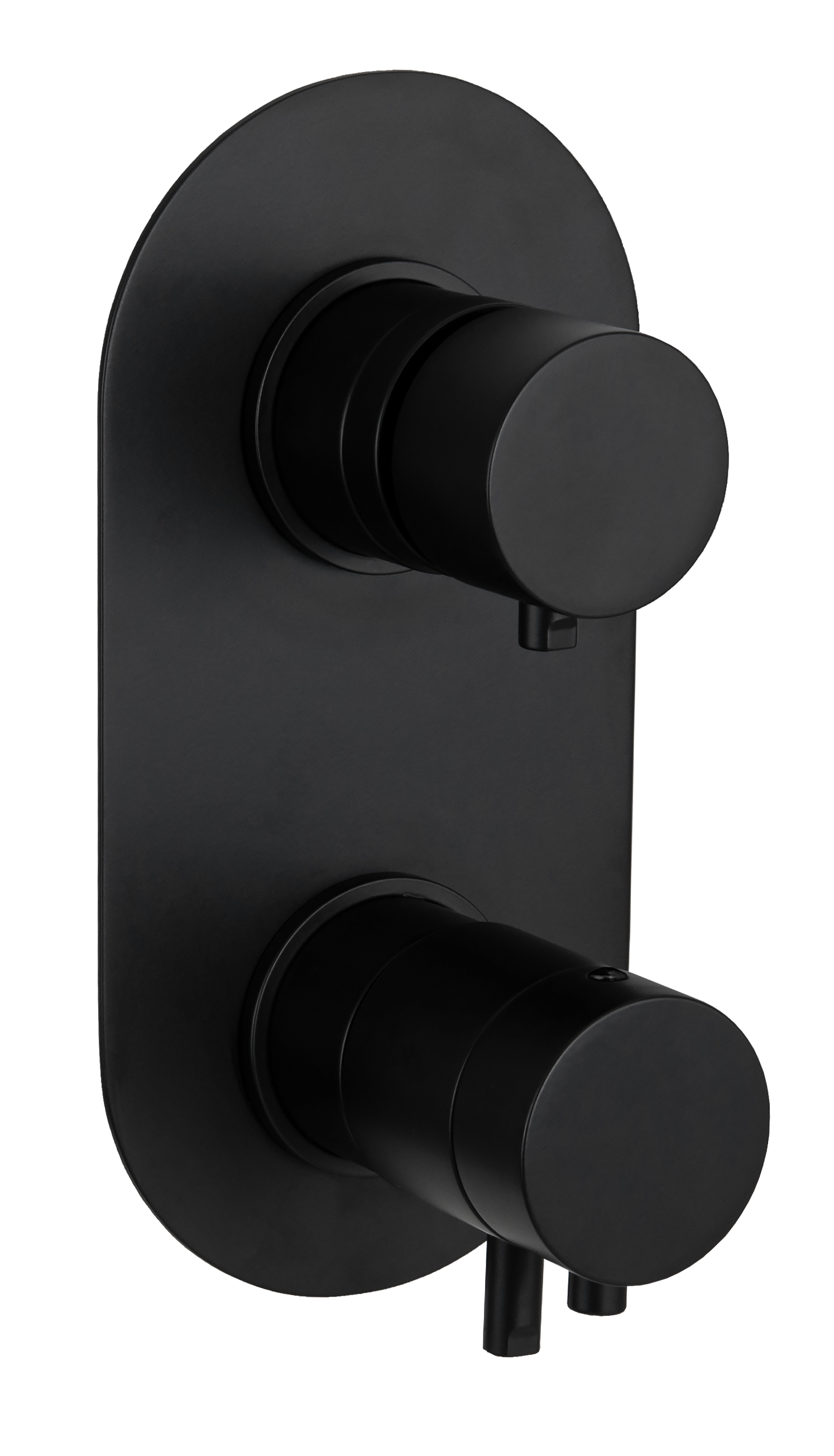 Смеситель термостатический для душа Remer Elegance NT93NO, черный матовый