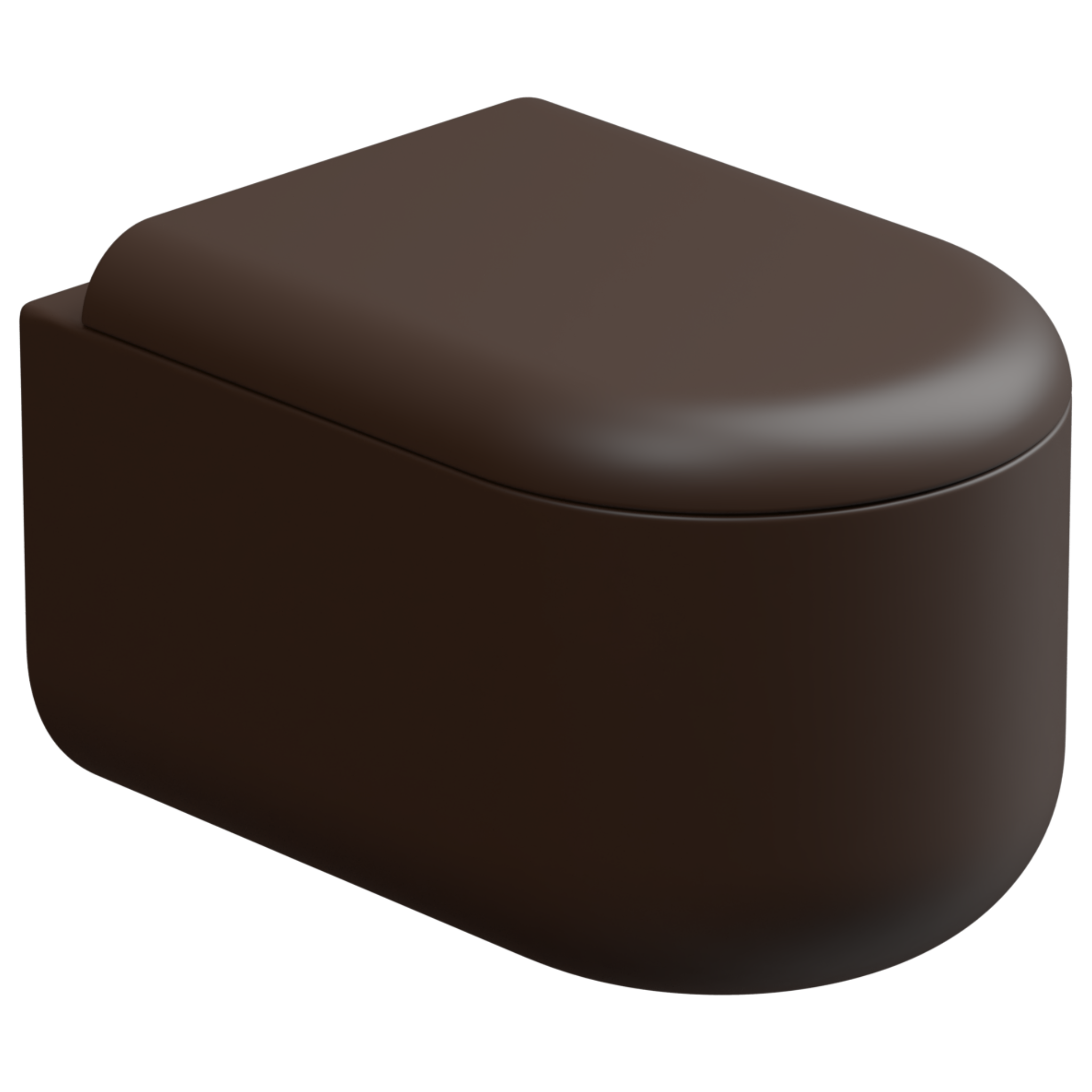 Чаша подвесного унитаза Eco Clean (торнадо) GSG Ceramic Design Petra PEWCSOEC035, Cacao Matt