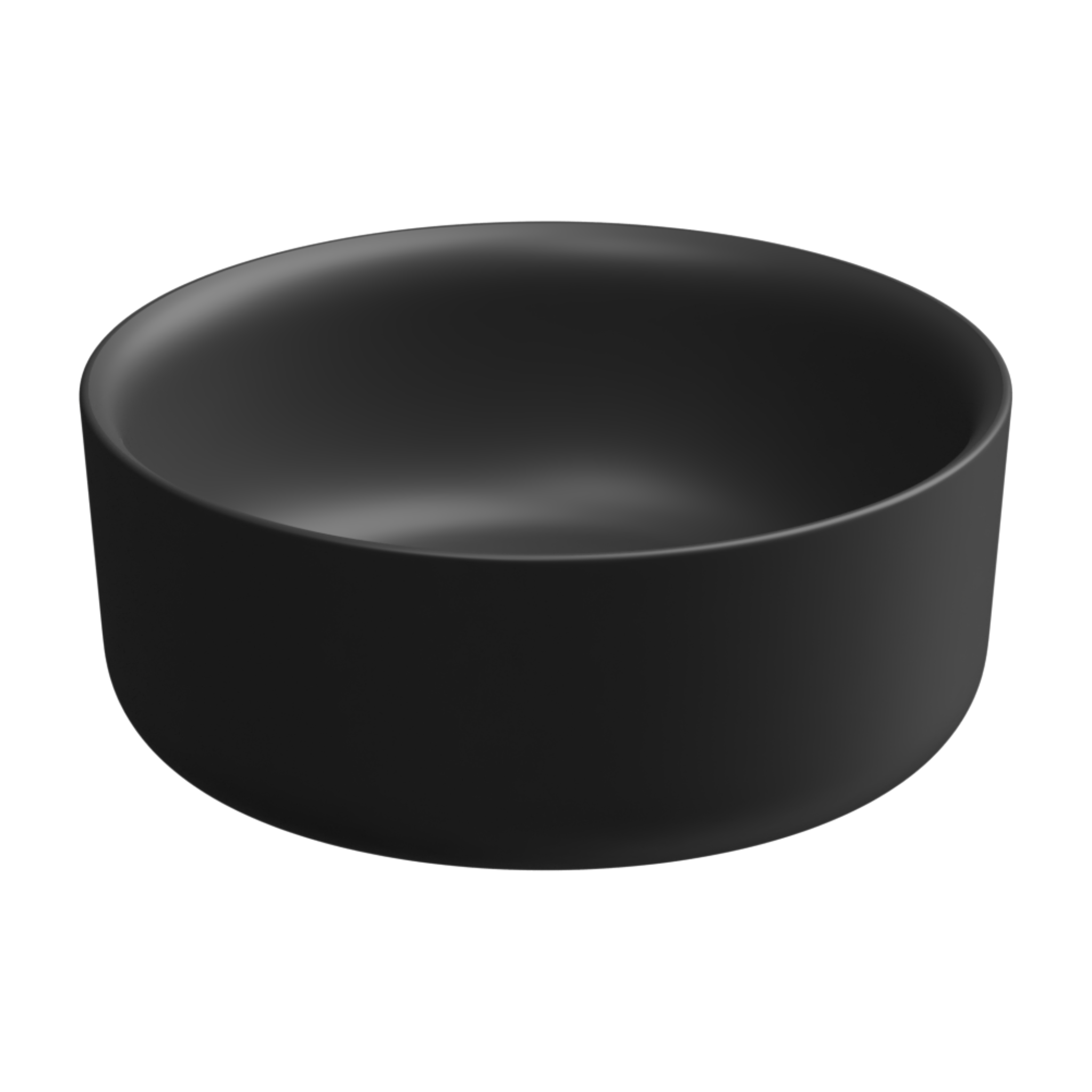 Раковина накладная 42 см GSG Ceramic Design Hit! HILAVRO42003, черный матовый