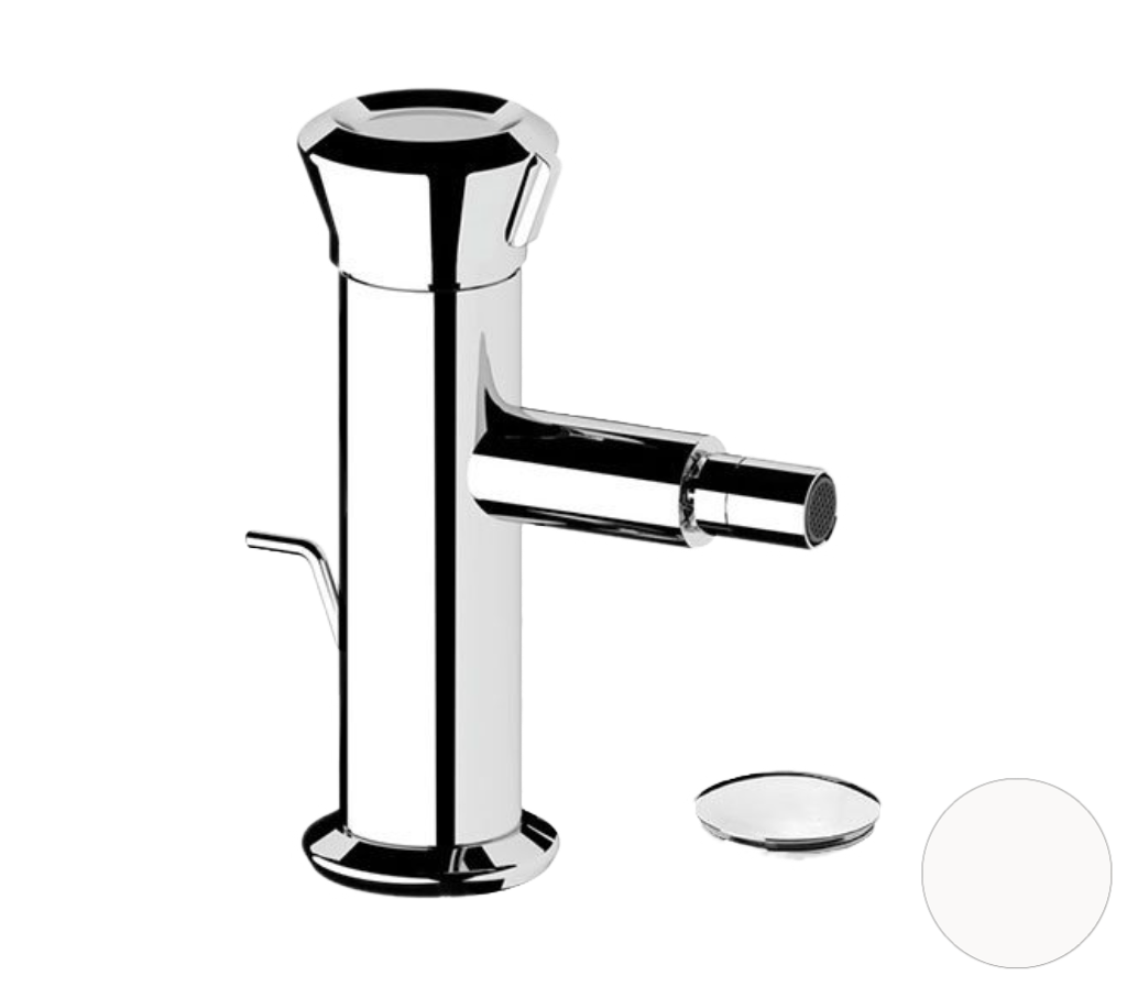 Смеситель для биде Remer Element ET20BO, белый матовый