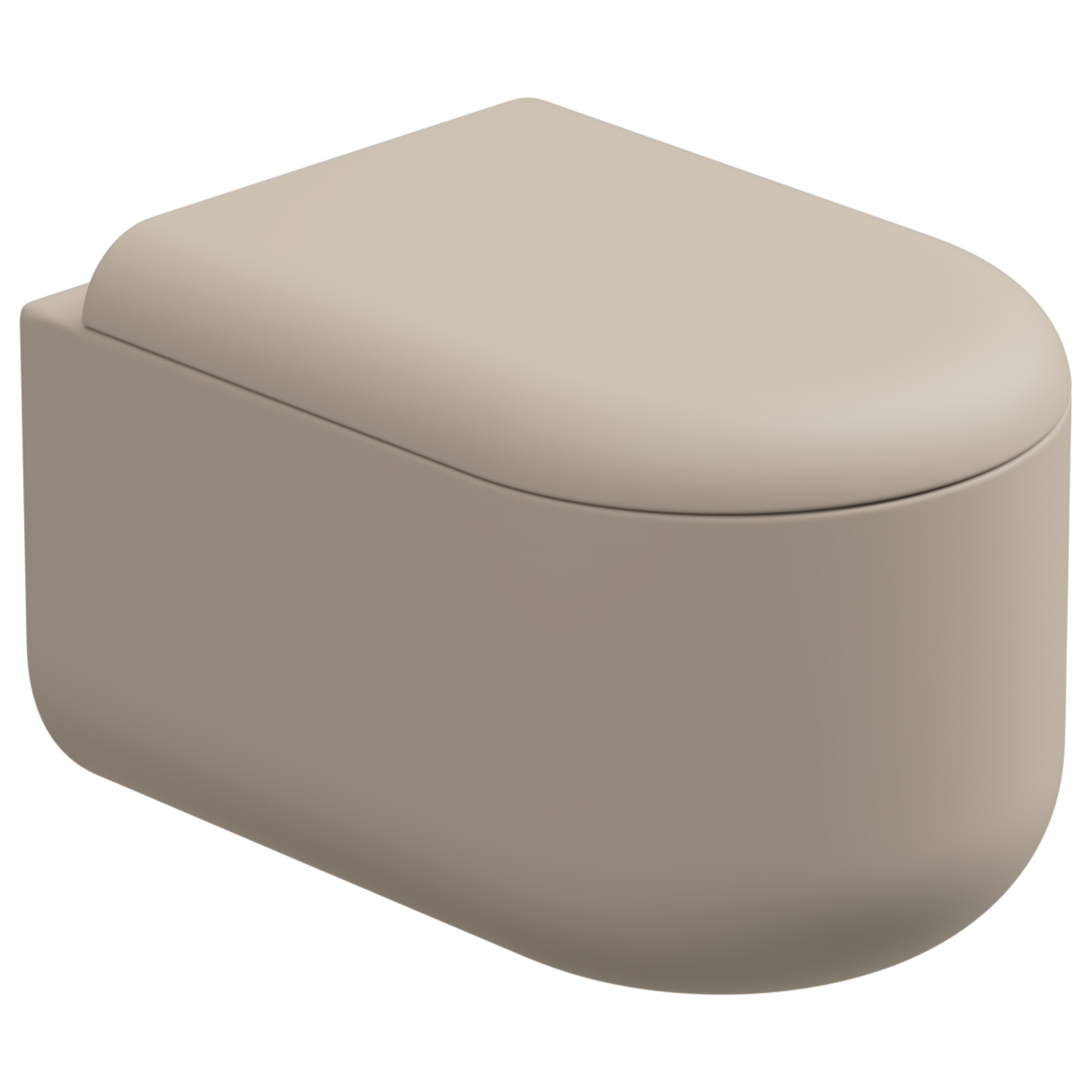 Чаша подвесного унитаза Eco Clean (торнадо) GSG Ceramic Design Petra PEWCSOEC034, Sabbia Matt